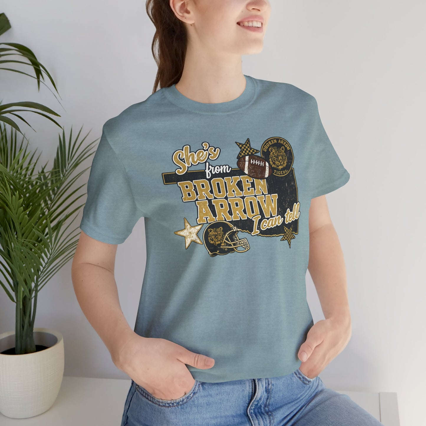 Broken Arrow Oklahoma Retro Graphic Tee — "Stars From Broken Arrow" Vintage Style T‑Shirt