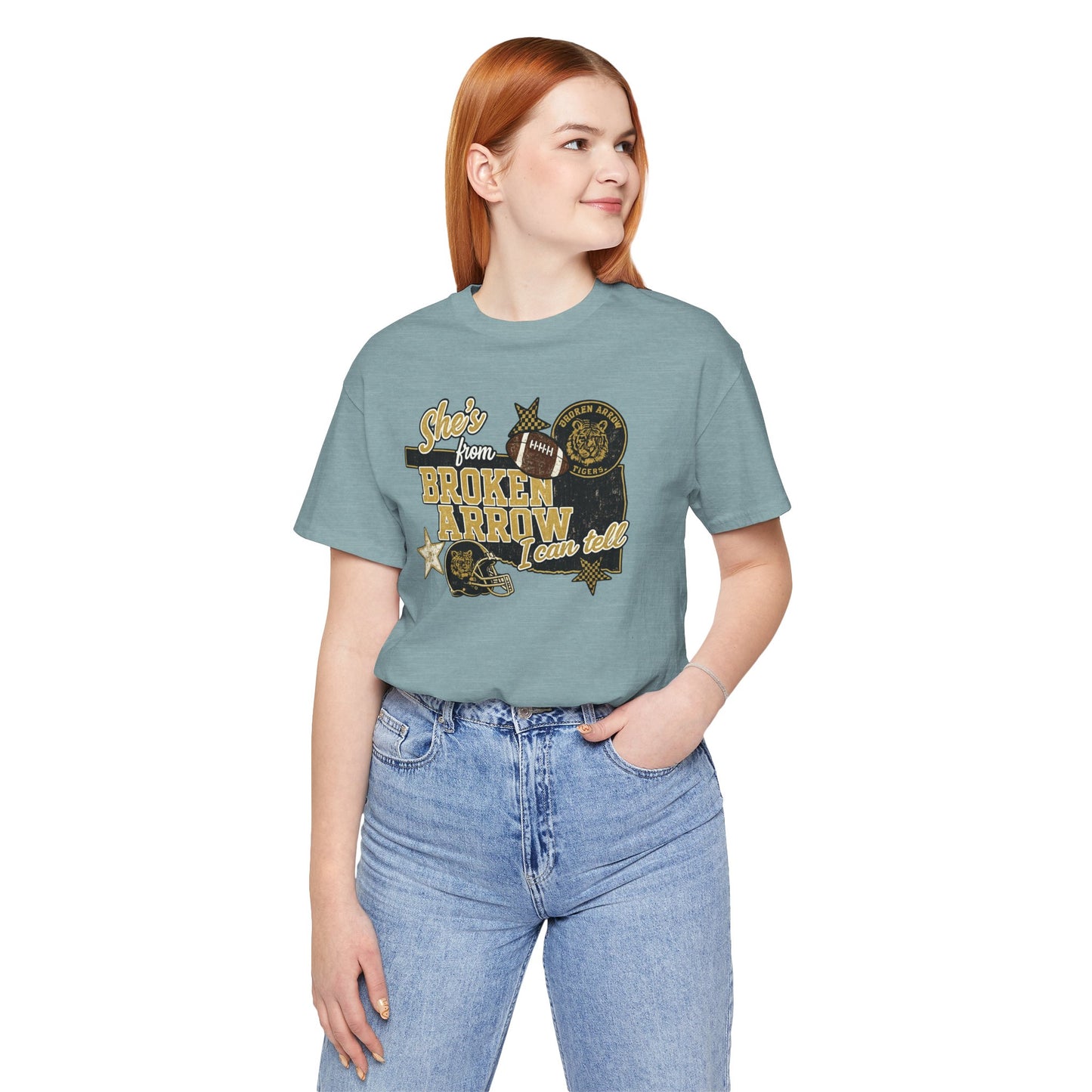 Broken Arrow Oklahoma Retro Graphic Tee — "Stars From Broken Arrow" Vintage Style T‑Shirt