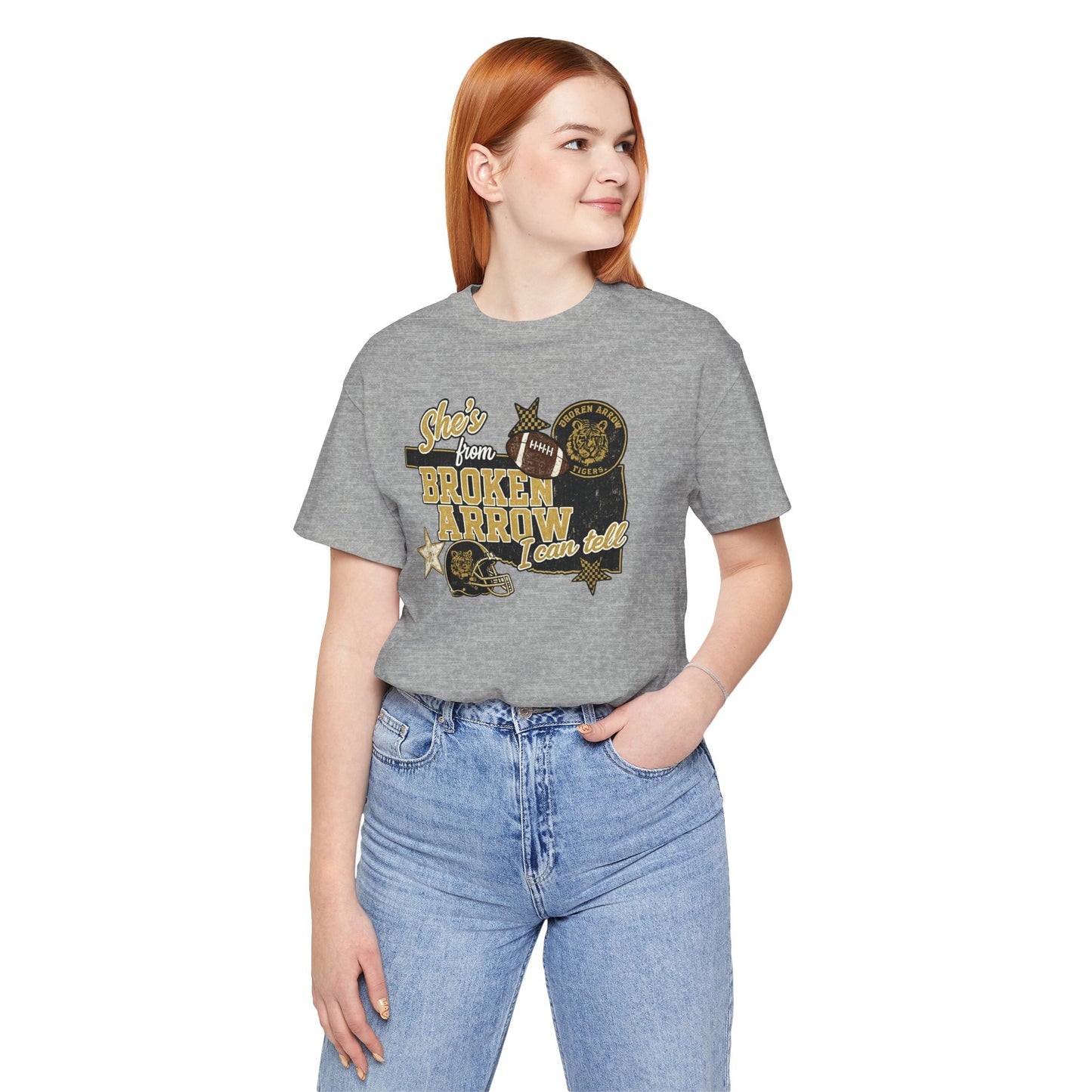 Broken Arrow Oklahoma Retro Graphic Tee — "Stars From Broken Arrow" Vintage Style T‑Shirt