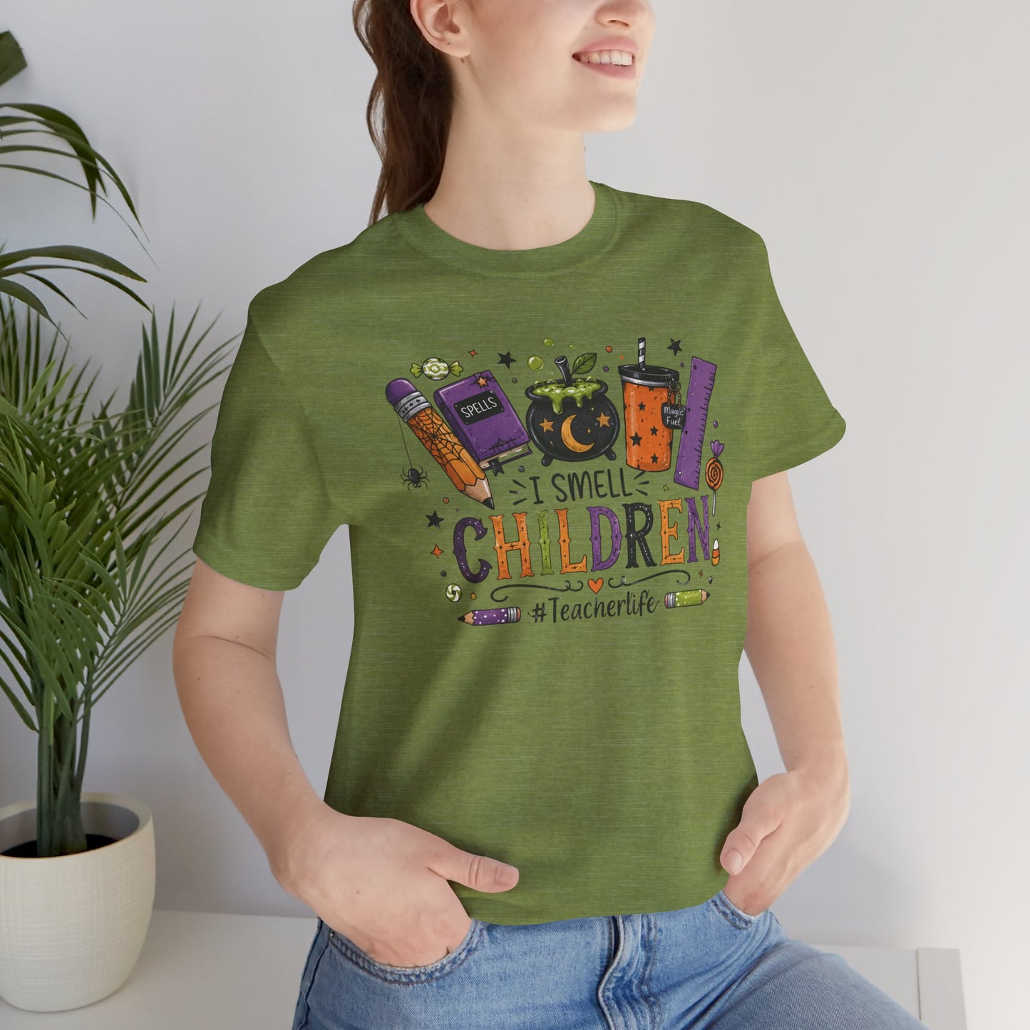 I Smell Children Halloween Teacher T-Shirt
