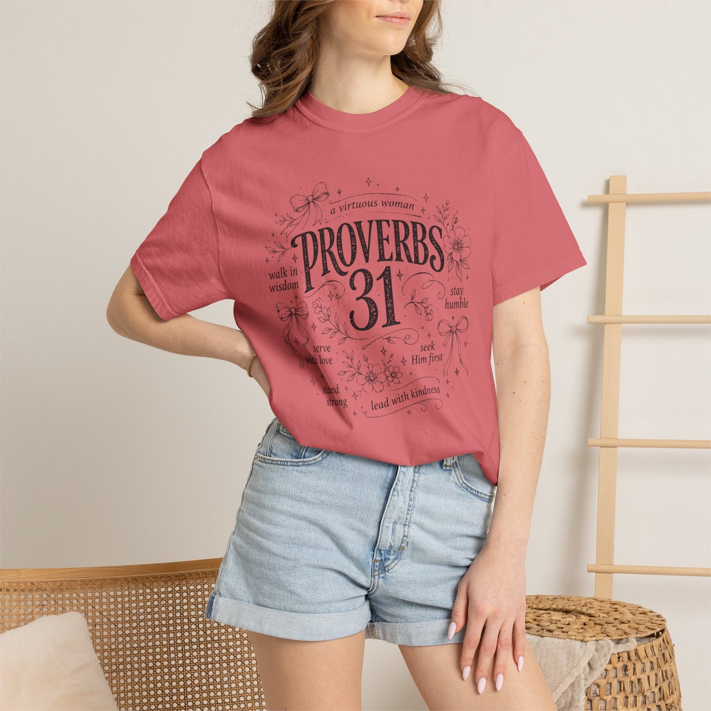 Proverbs 31 Inspirational T-Shirt — Faith-Based Scripture Graphic Tee