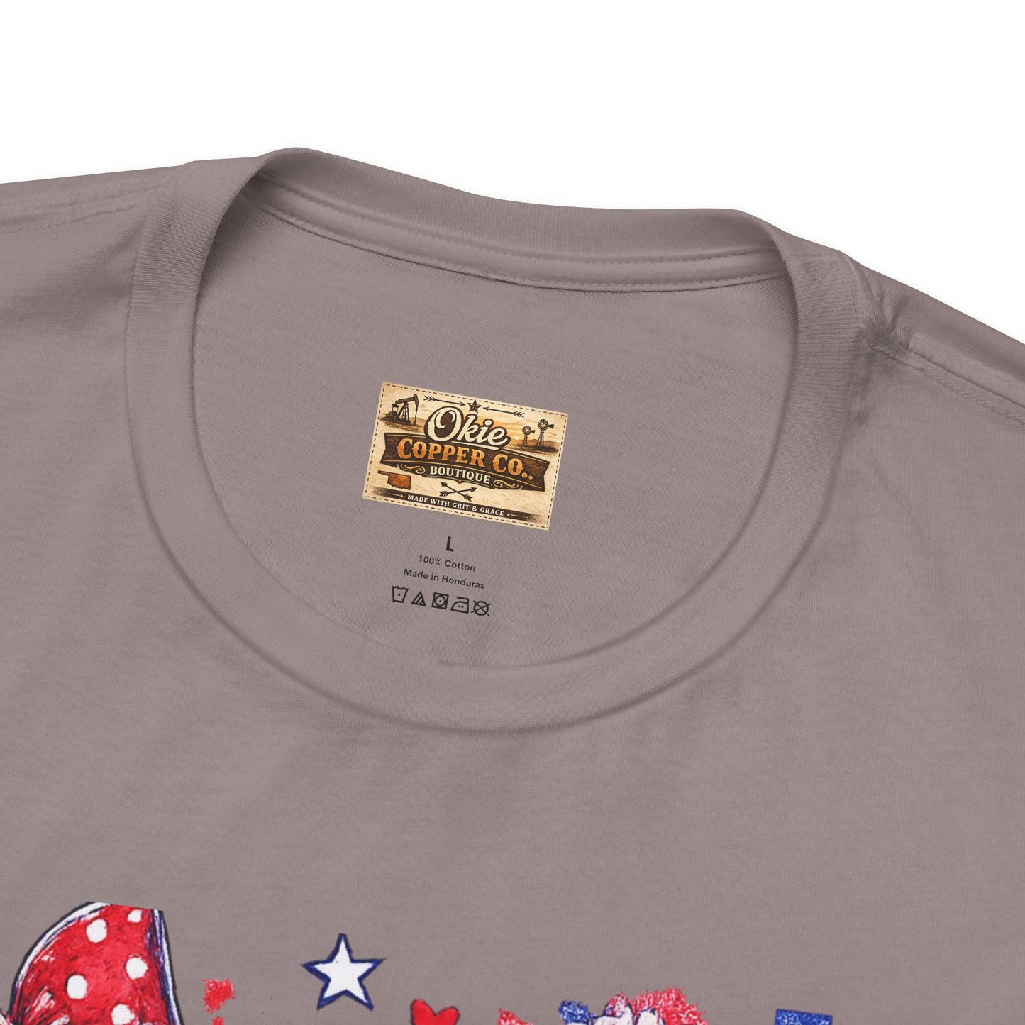 Spartans Pride Graphic Tee — Red, White & Blue School Spirit T-Shirt