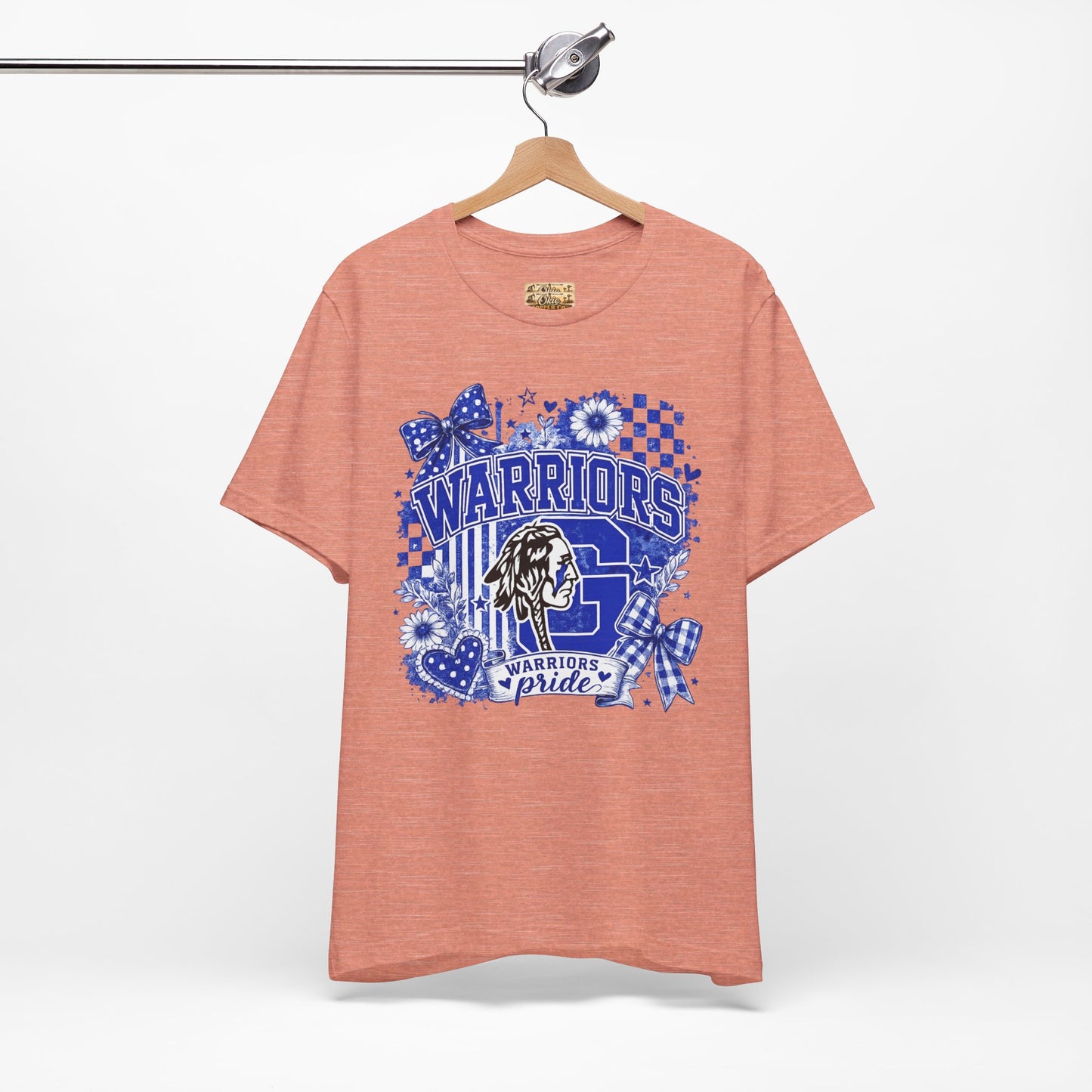 Warriors Pride Graphic Tee — School Spirit Warrior Mascot T-Shirt
