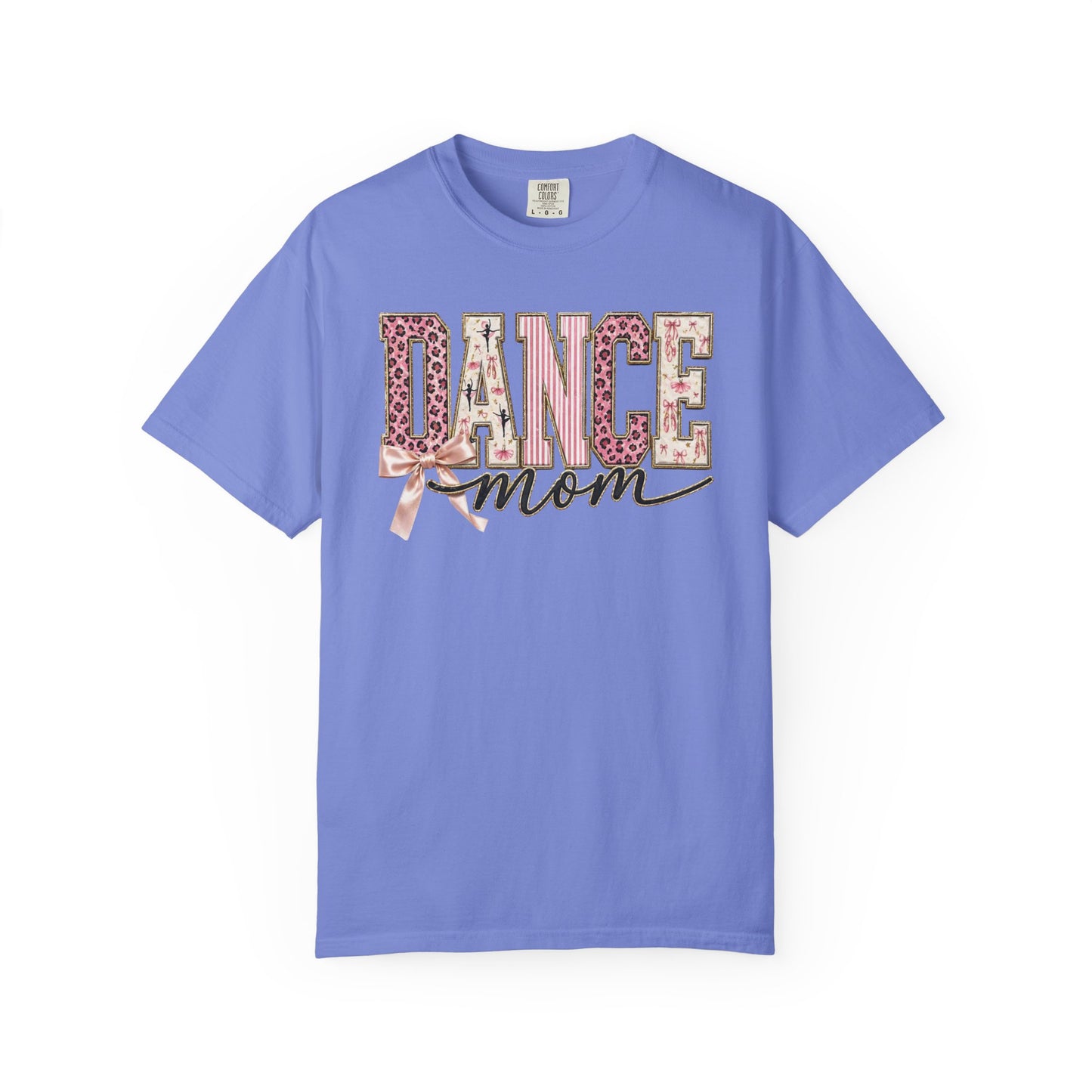 Dance Mom T-Shirt — Leopard Ballet Ribbon Graphic Tee