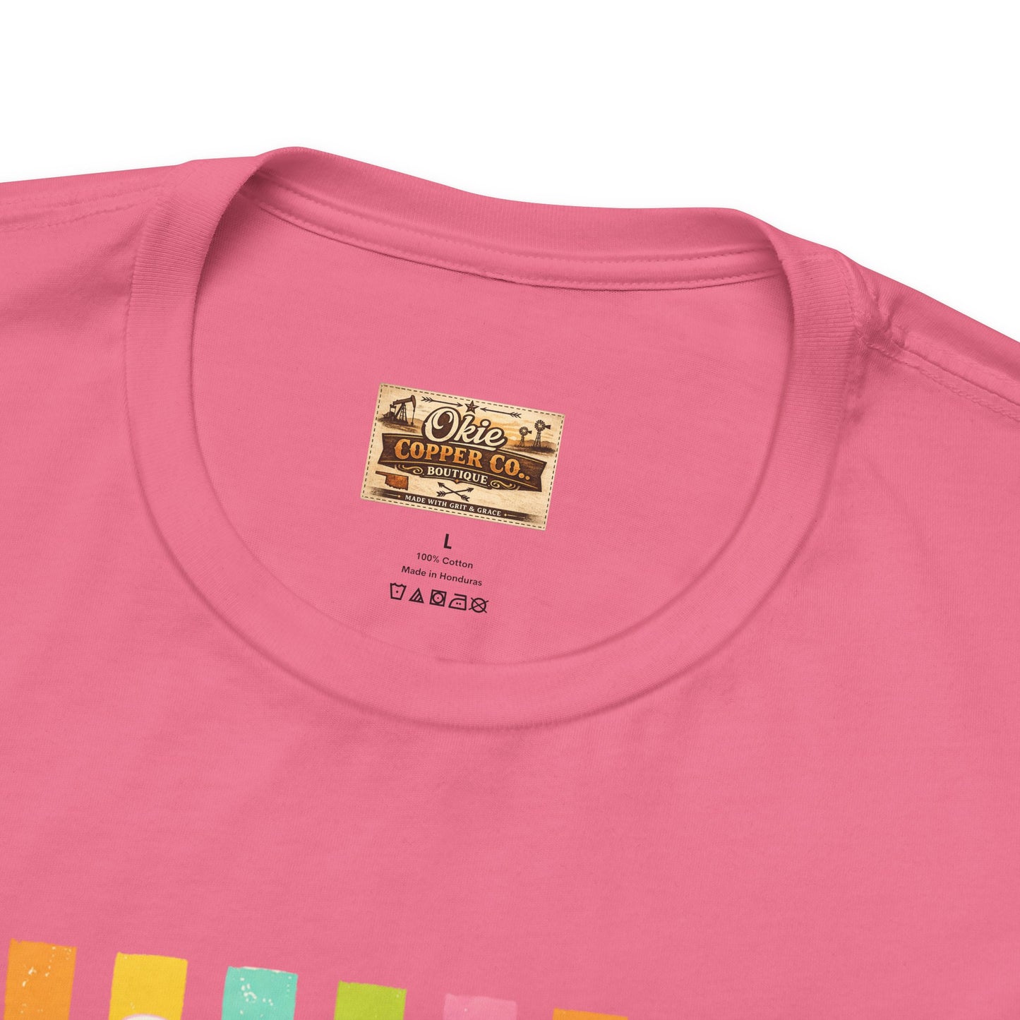 Bitches Are People Too Tee — Colorful Retro Striped Graphic T-Shirt