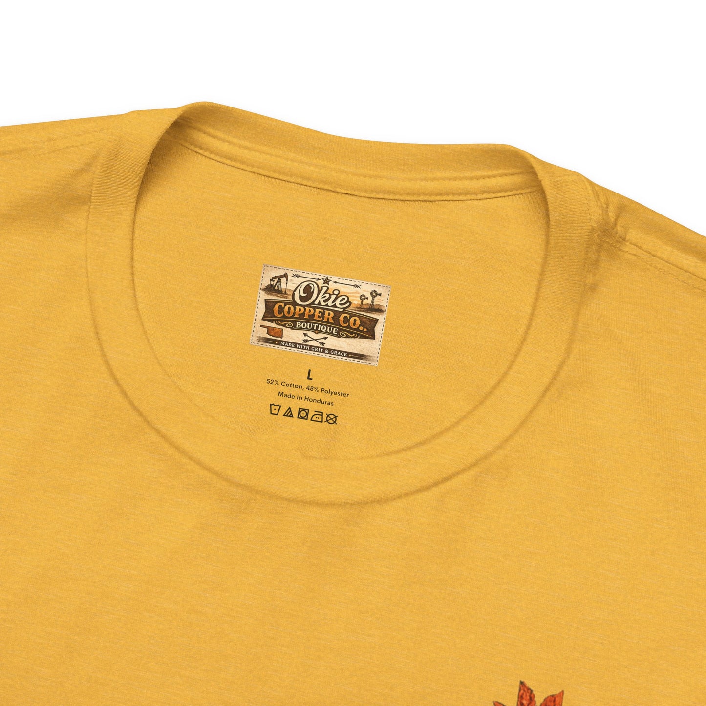 Autumn Highland Cow Tee — Fall Pumpkin Latte Graphic T-Shirt