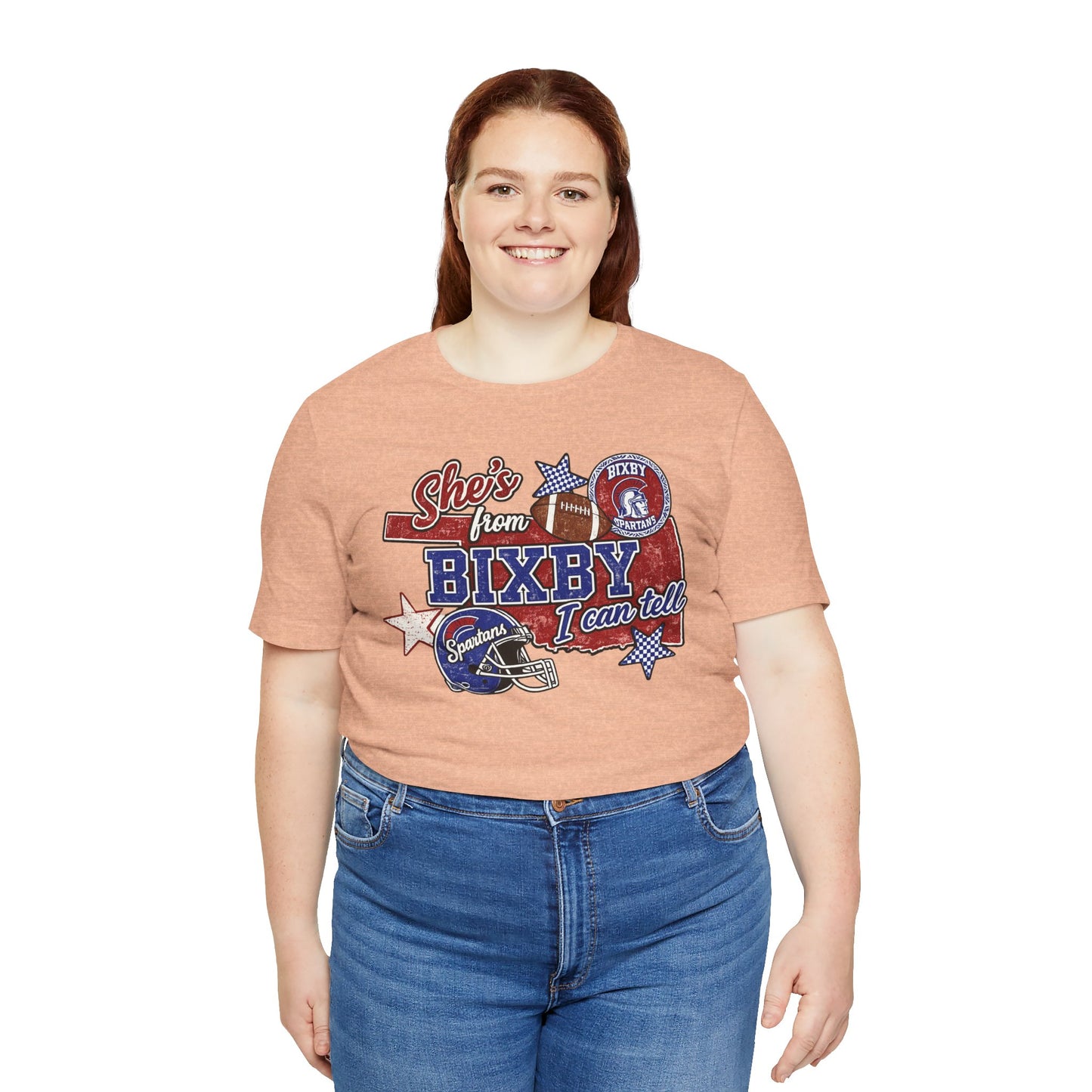 Bixby Football Tee — "She’s from Bixby I can tell" Vintage Team Shirt