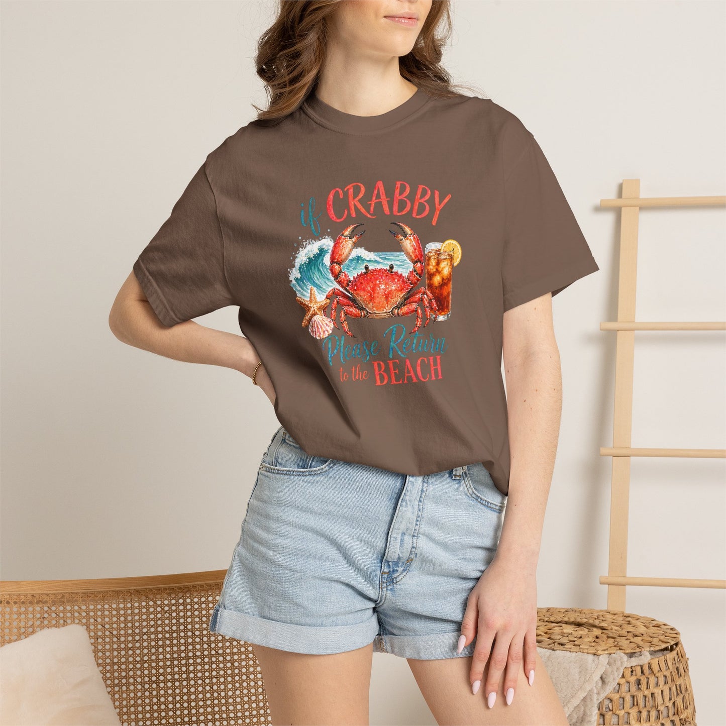If Crabby Please Return to the Beach T-Shirt