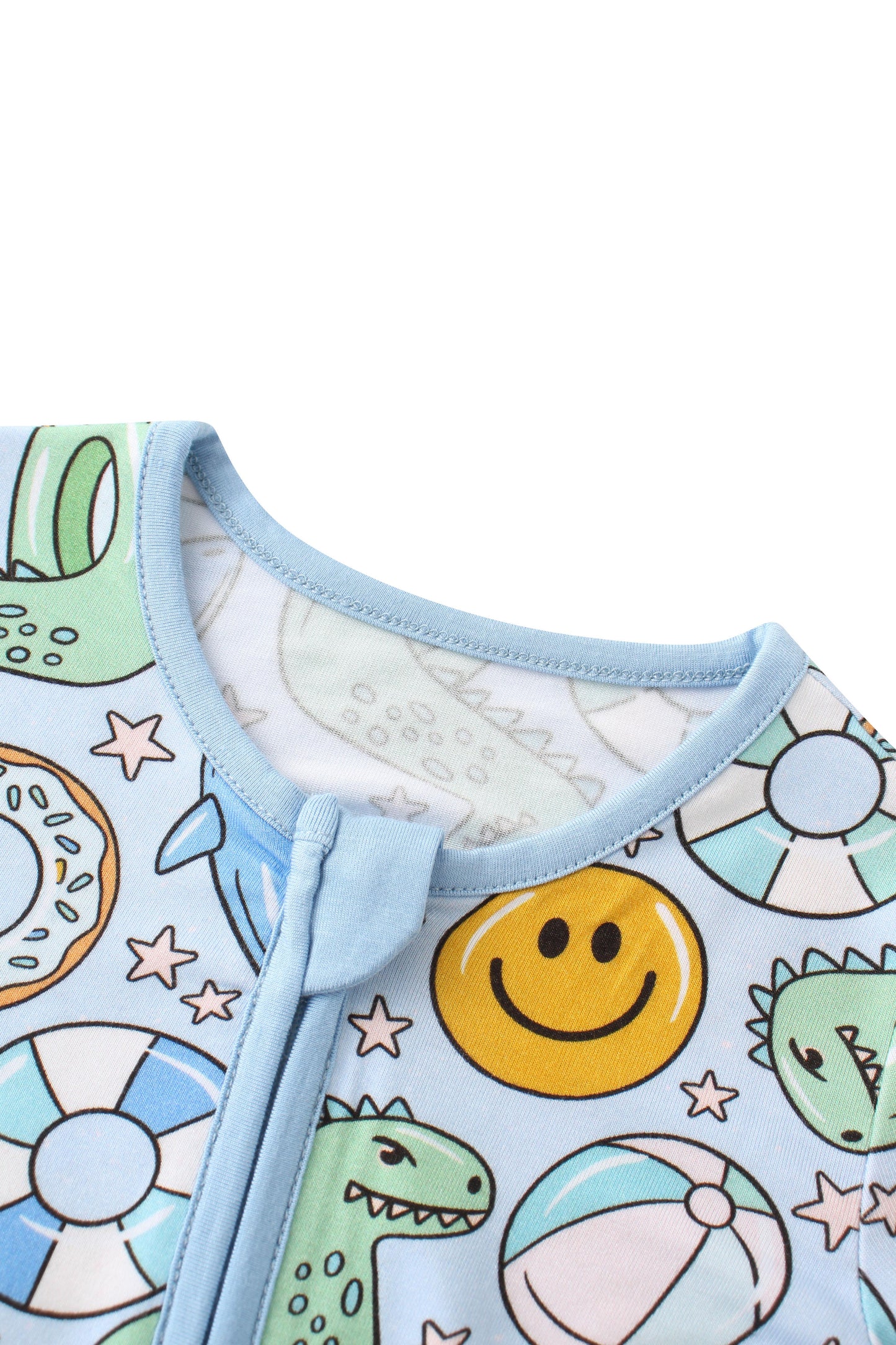 Summer Bamboo Baby Convertible Zippy Romper