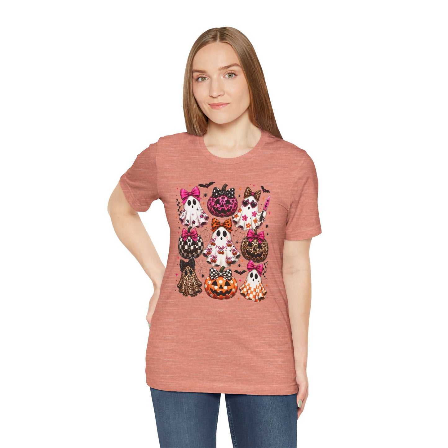 Halloween Kitty Pumpkins Tee