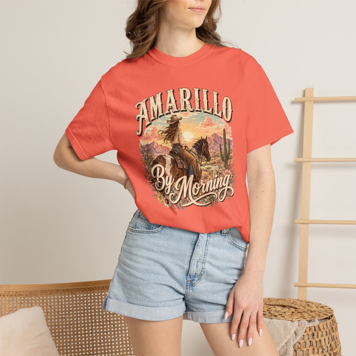 Amarillo By Morning Cowboy T-Shirt — Western Rodeo Graphic Tee