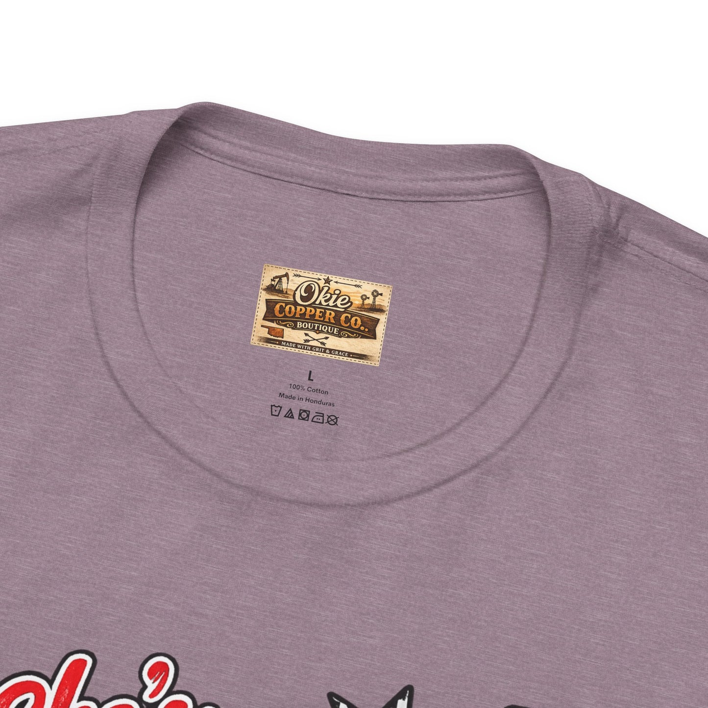 Okmulgee Cardinals Football Tee — She’s From Okmulgee Design