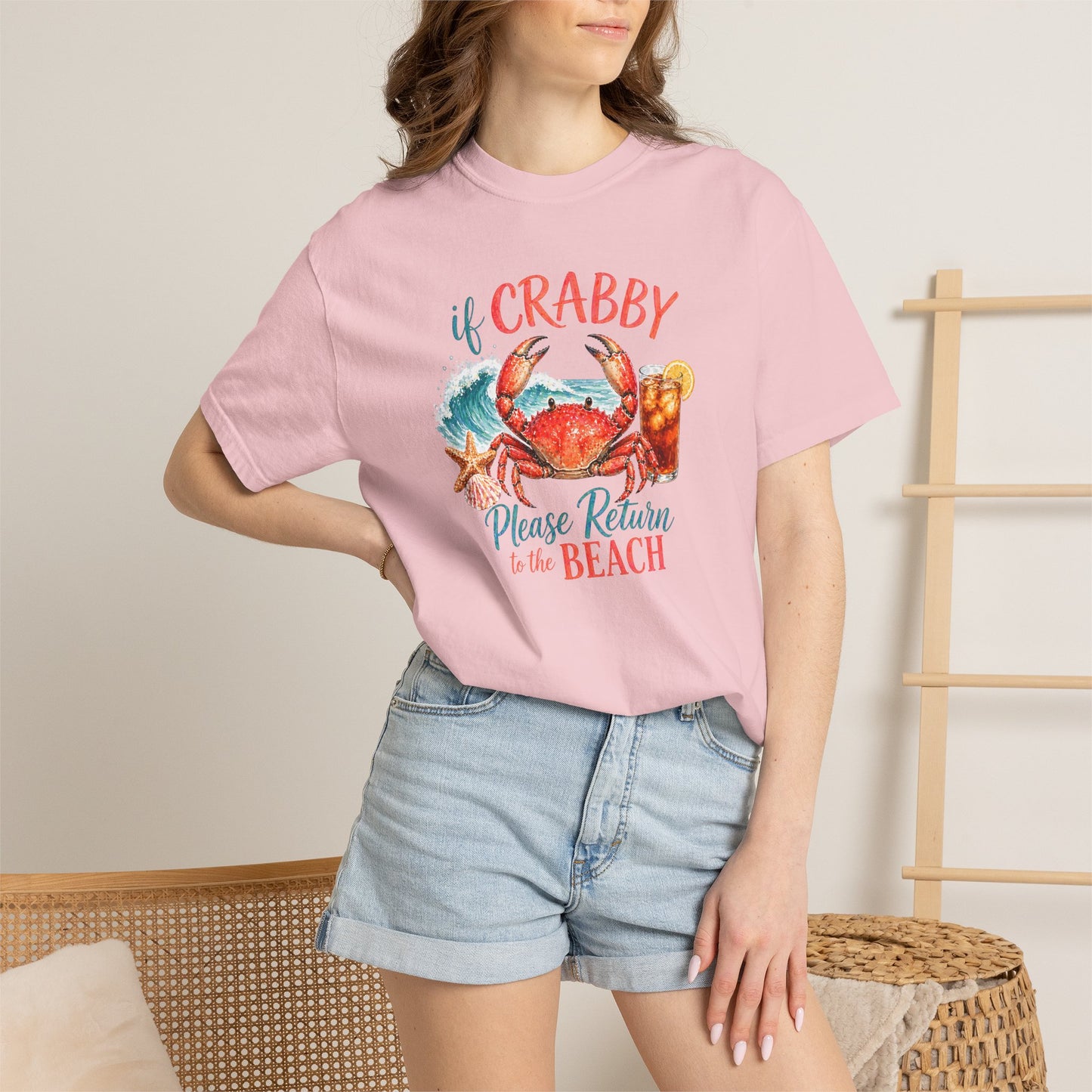 If Crabby Please Return to the Beach T-Shirt