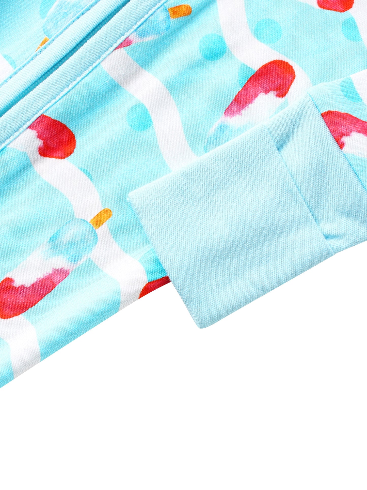 Ice Cream Bamboo Baby Convertible Zippy Romper