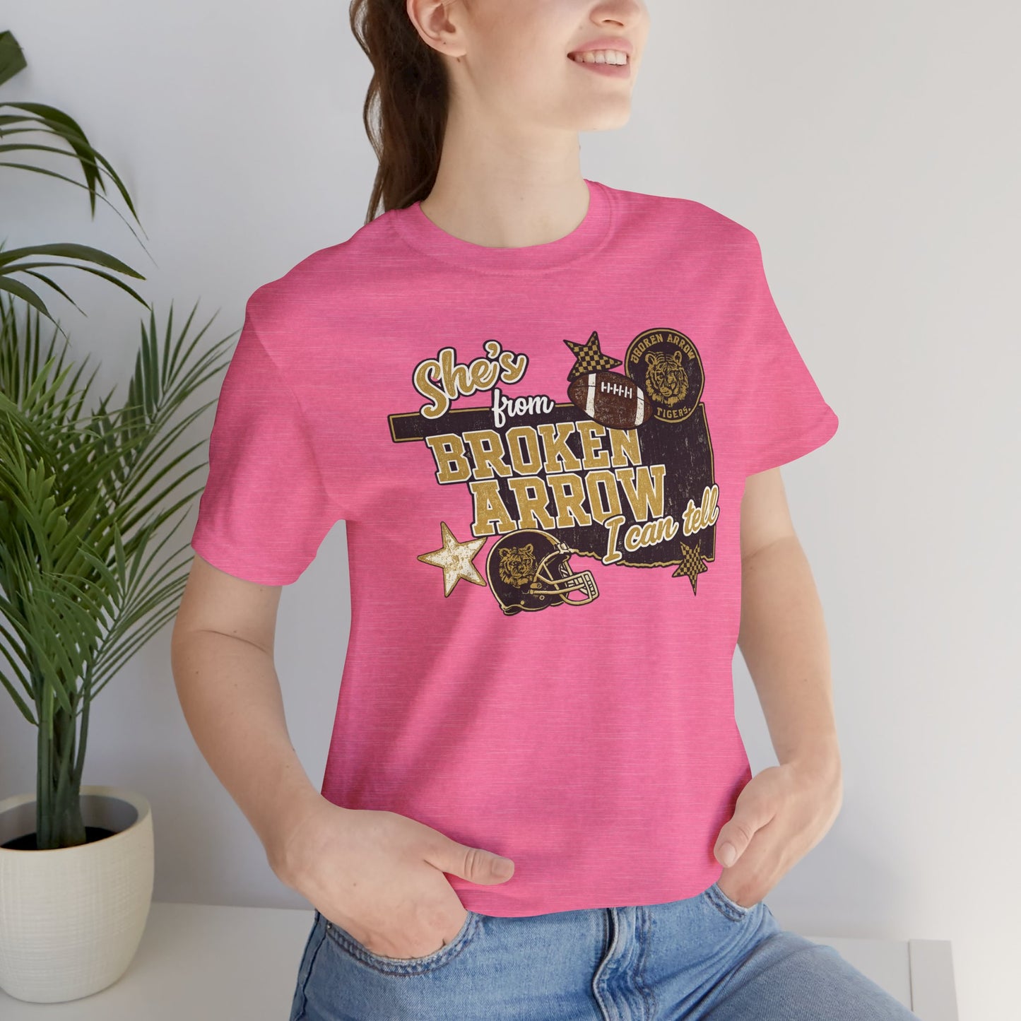 Broken Arrow Oklahoma Retro Graphic Tee — "Stars From Broken Arrow" Vintage Style T‑Shirt