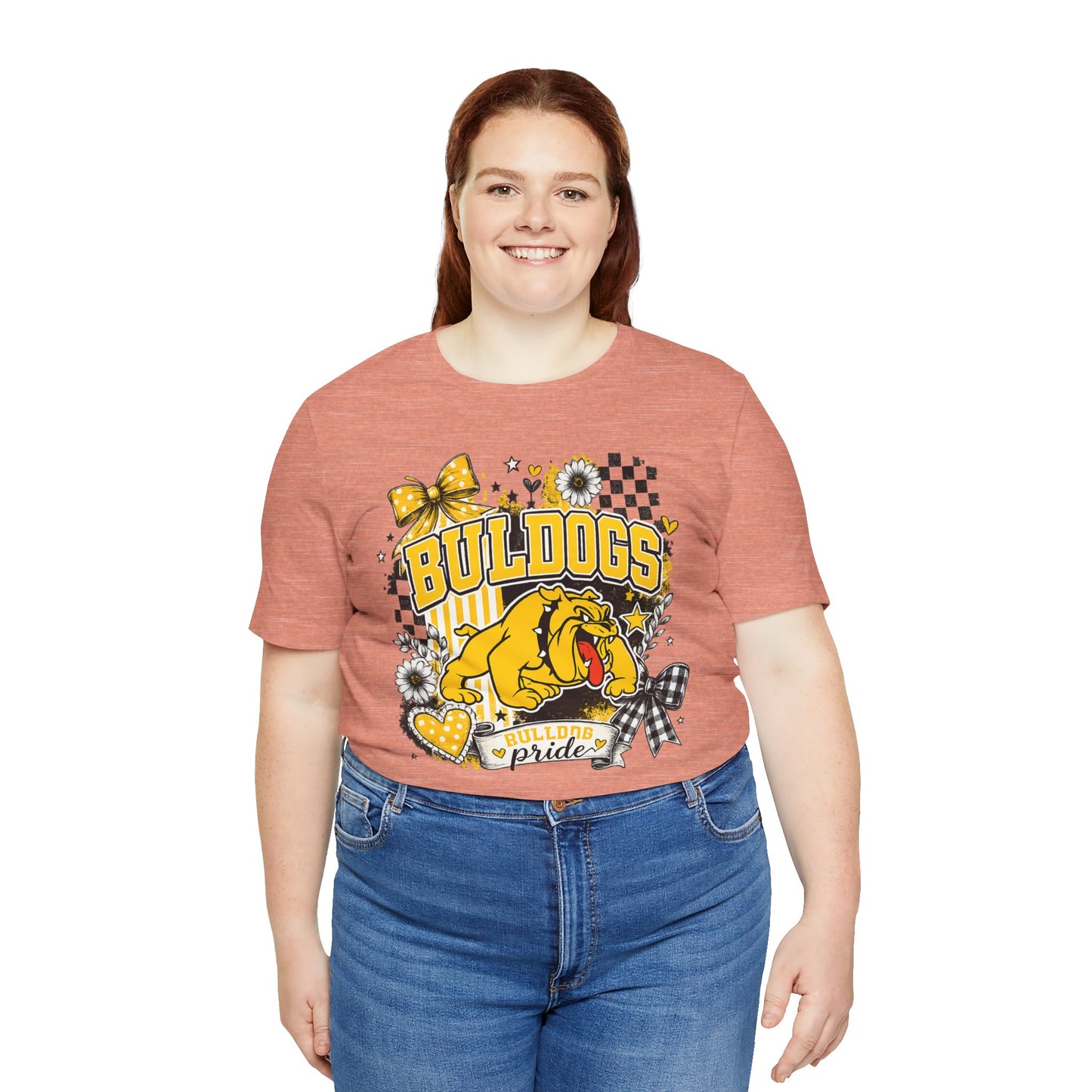Bulldogs Pride T-Shirt – Yellow Mascot Graphic Tee