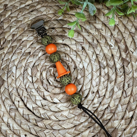 Construction Pacifier Clip