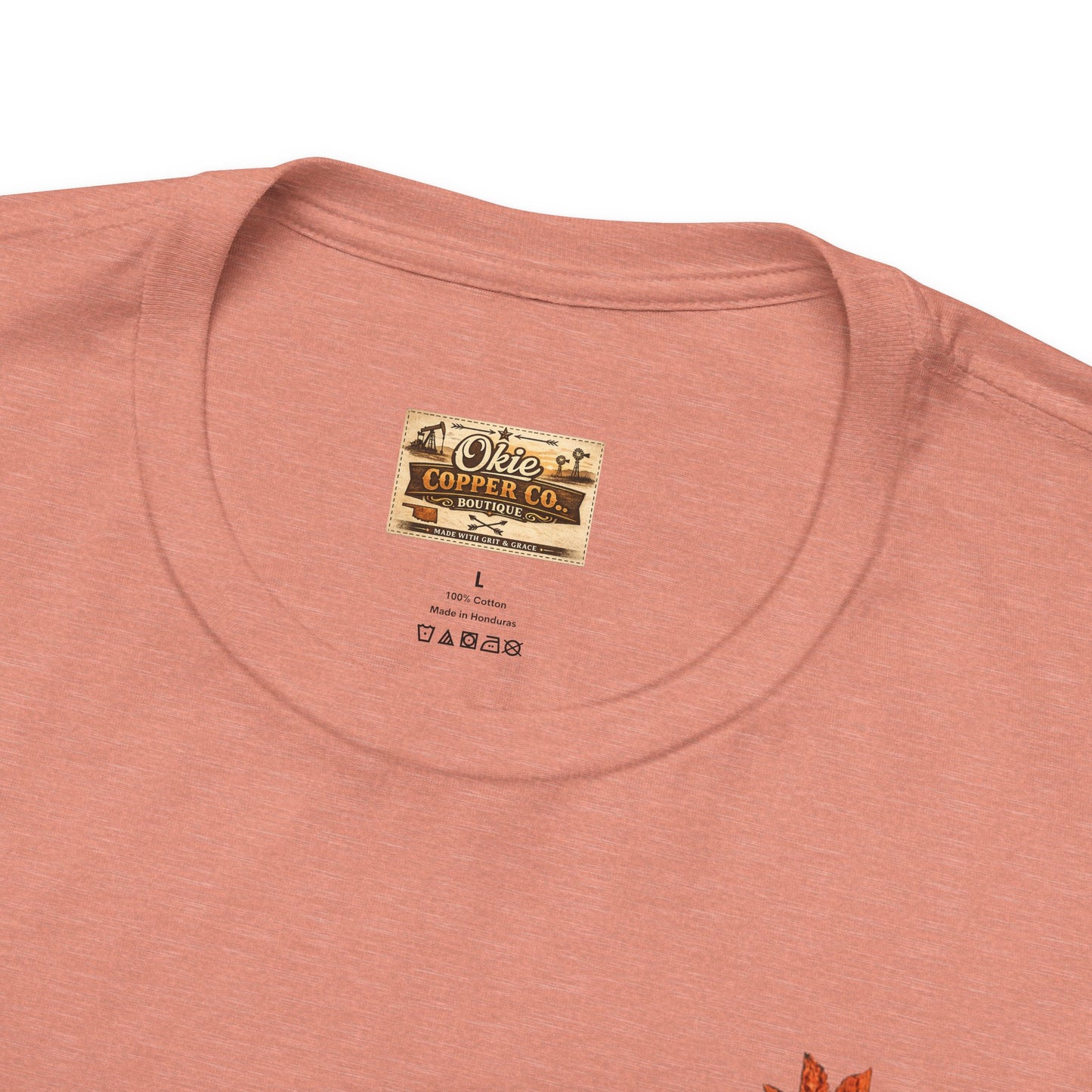 Autumn Highland Cow Tee — Fall Pumpkin Latte Graphic T-Shirt