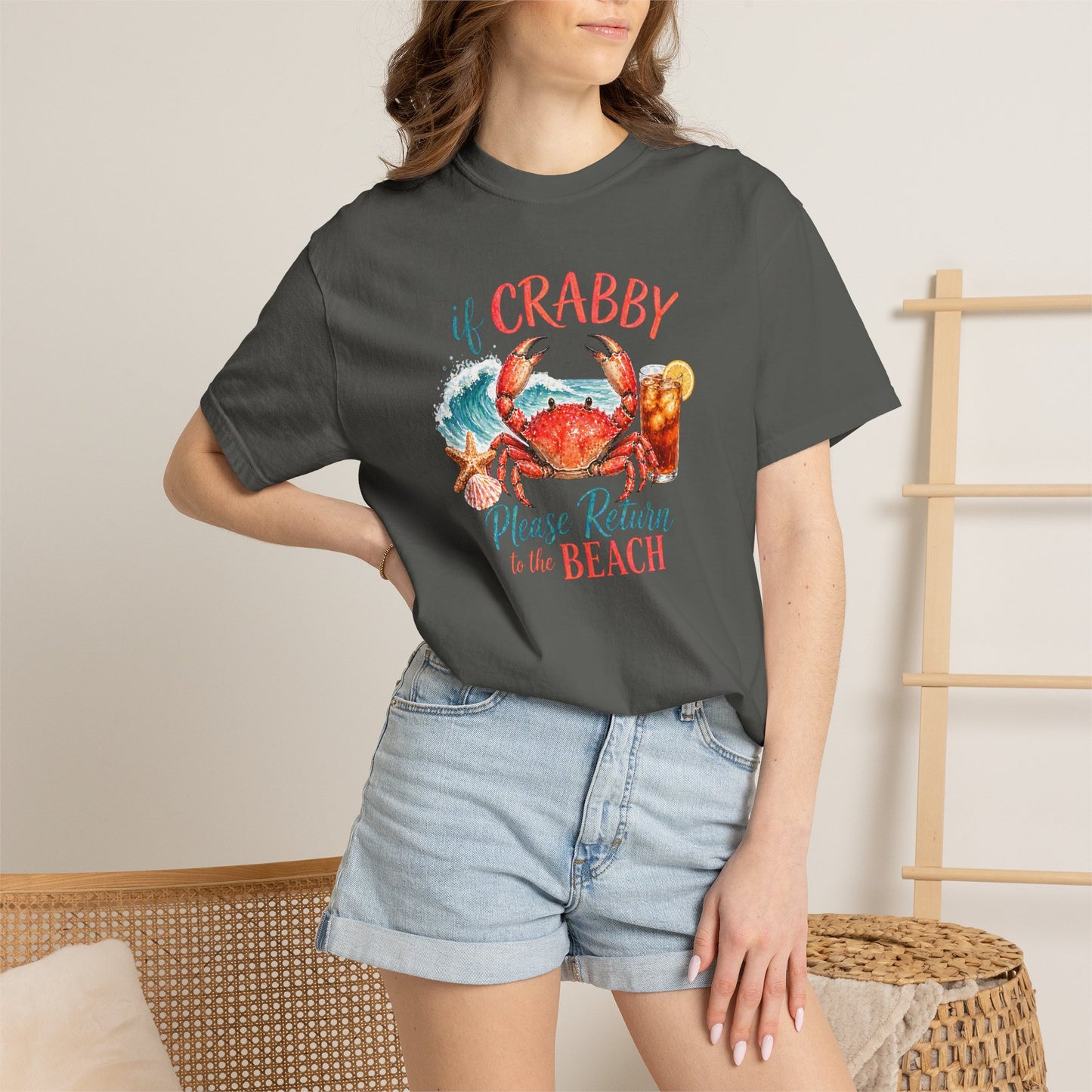 If Crabby Please Return to the Beach T-Shirt