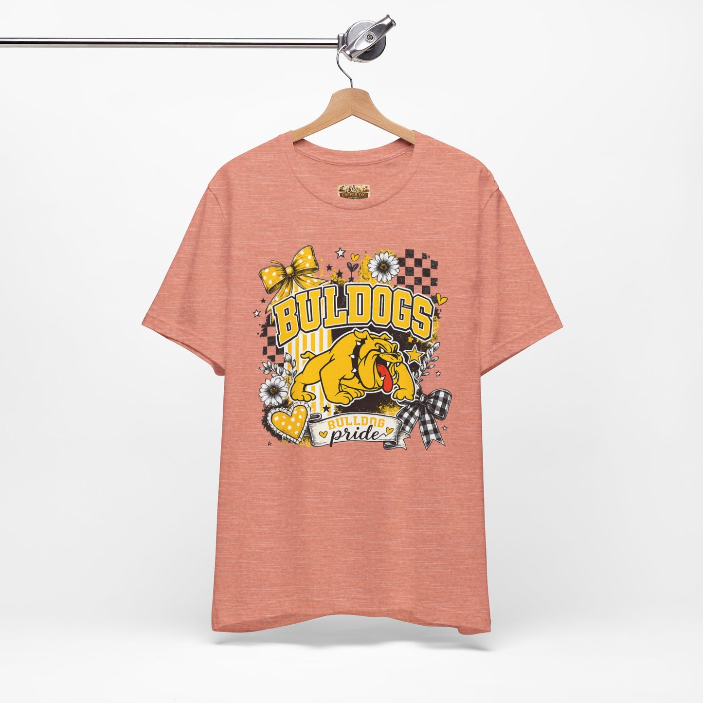Bulldogs Pride T-Shirt – Yellow Mascot Graphic Tee