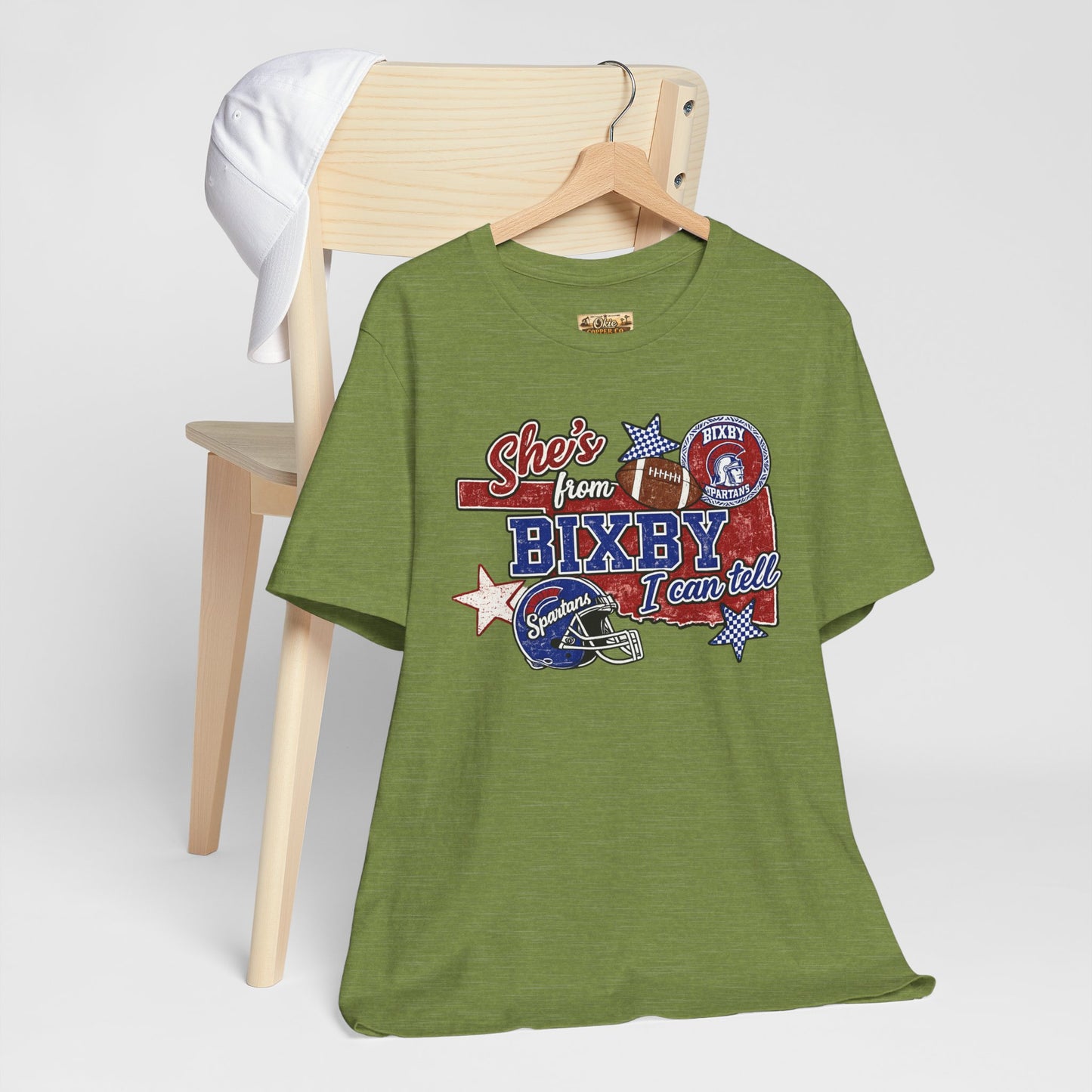Bixby Football Tee — "She’s from Bixby I can tell" Vintage Team Shirt