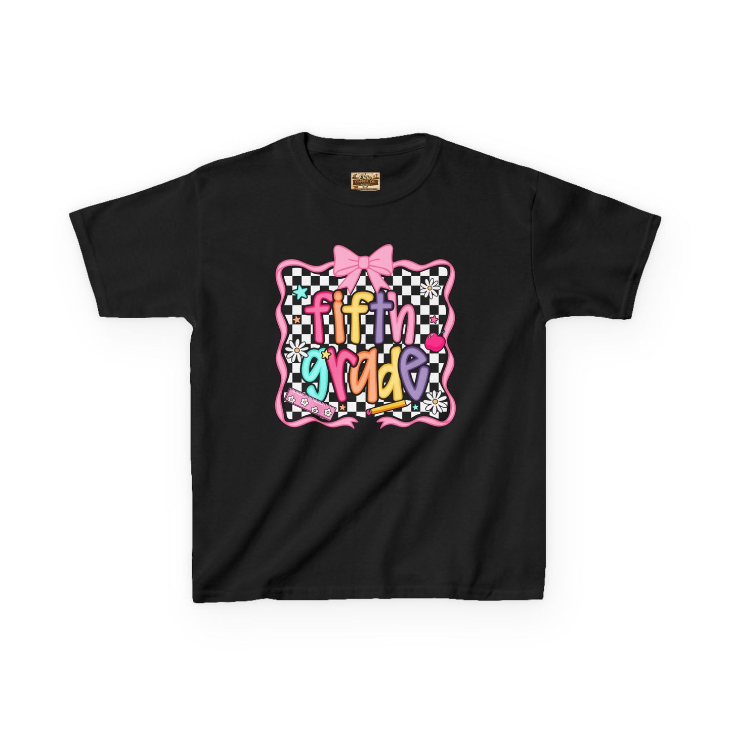 Fifth Grade Kids T‑Shirt — Colorful Back‑to‑School Design