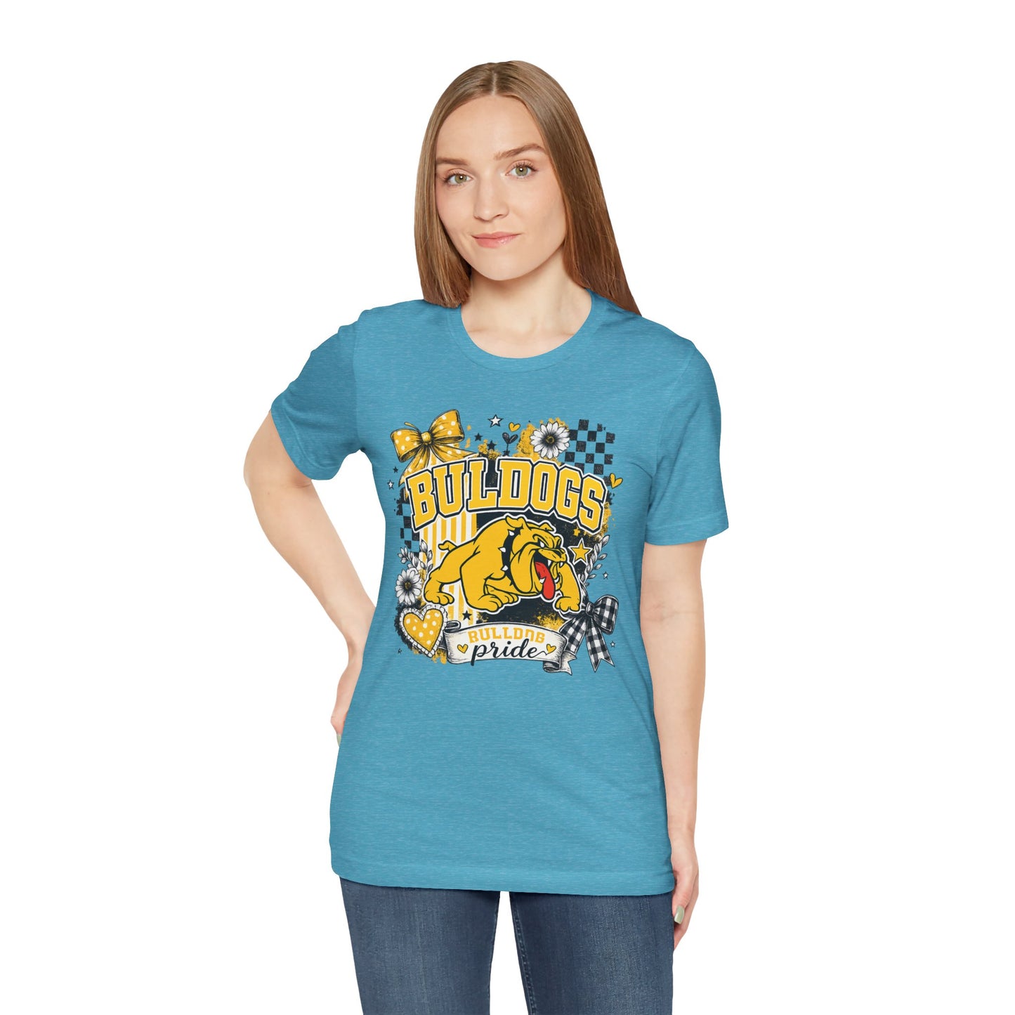 Bulldogs Pride T-Shirt – Yellow Mascot Graphic Tee
