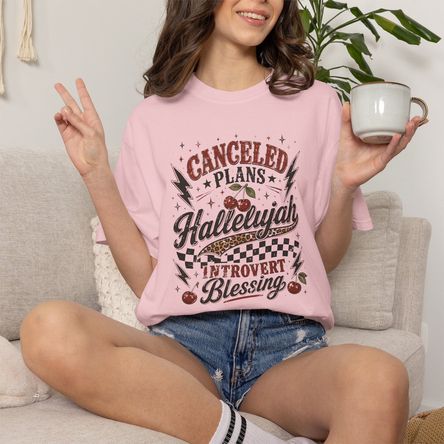 Canceled Plans Hallelujah Introvert Blessing T-Shirt