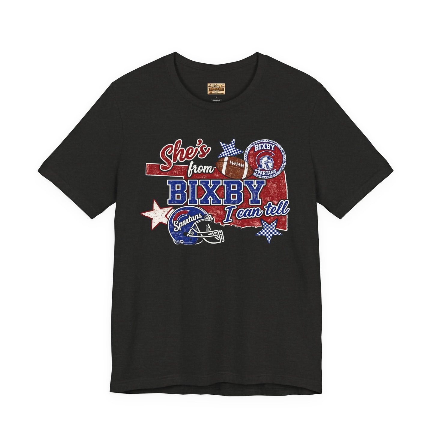 Bixby Football Tee — "She’s from Bixby I can tell" Vintage Team Shirt
