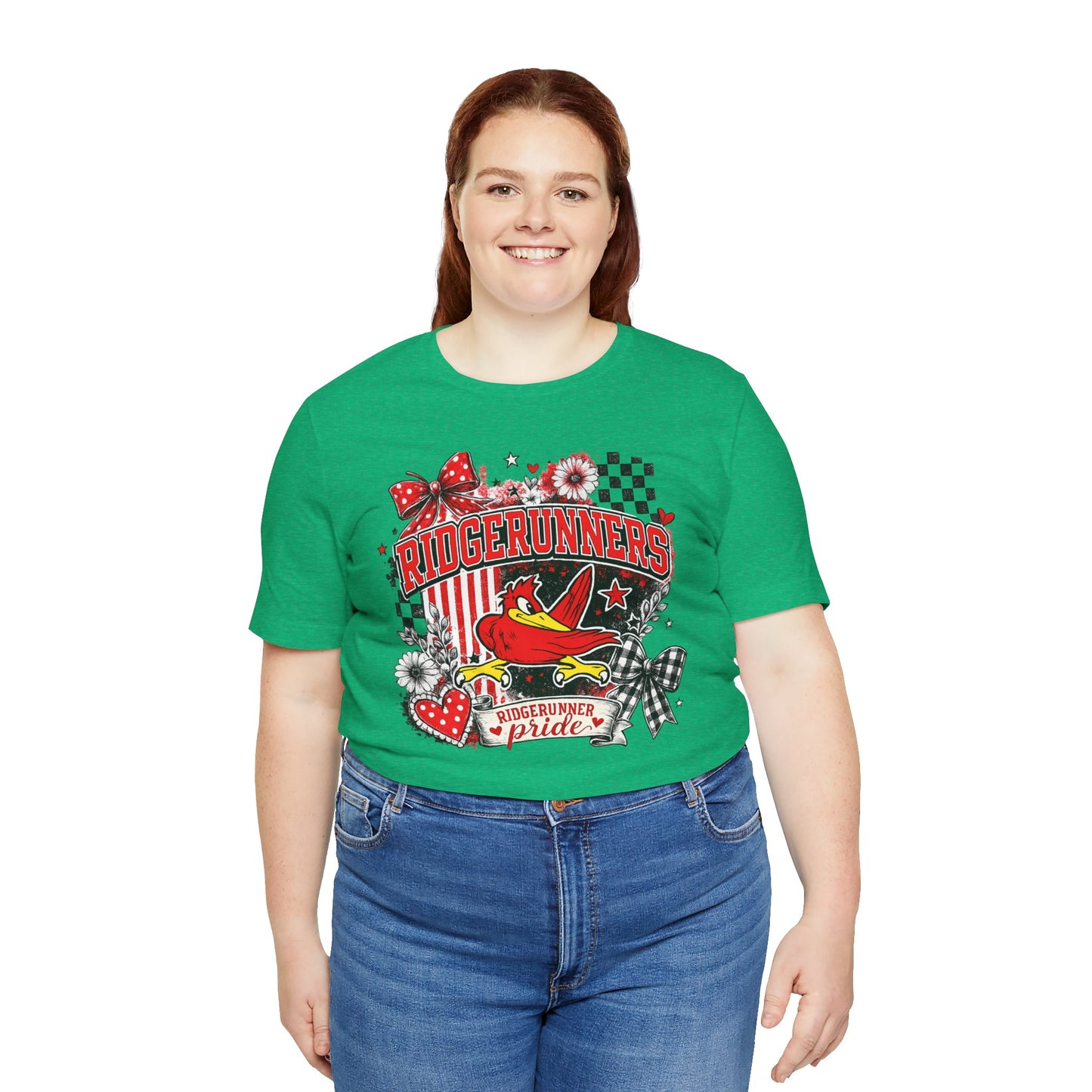 Ridgerunners Pride T-Shirt — School Mascot Red & Black Graphic Tee