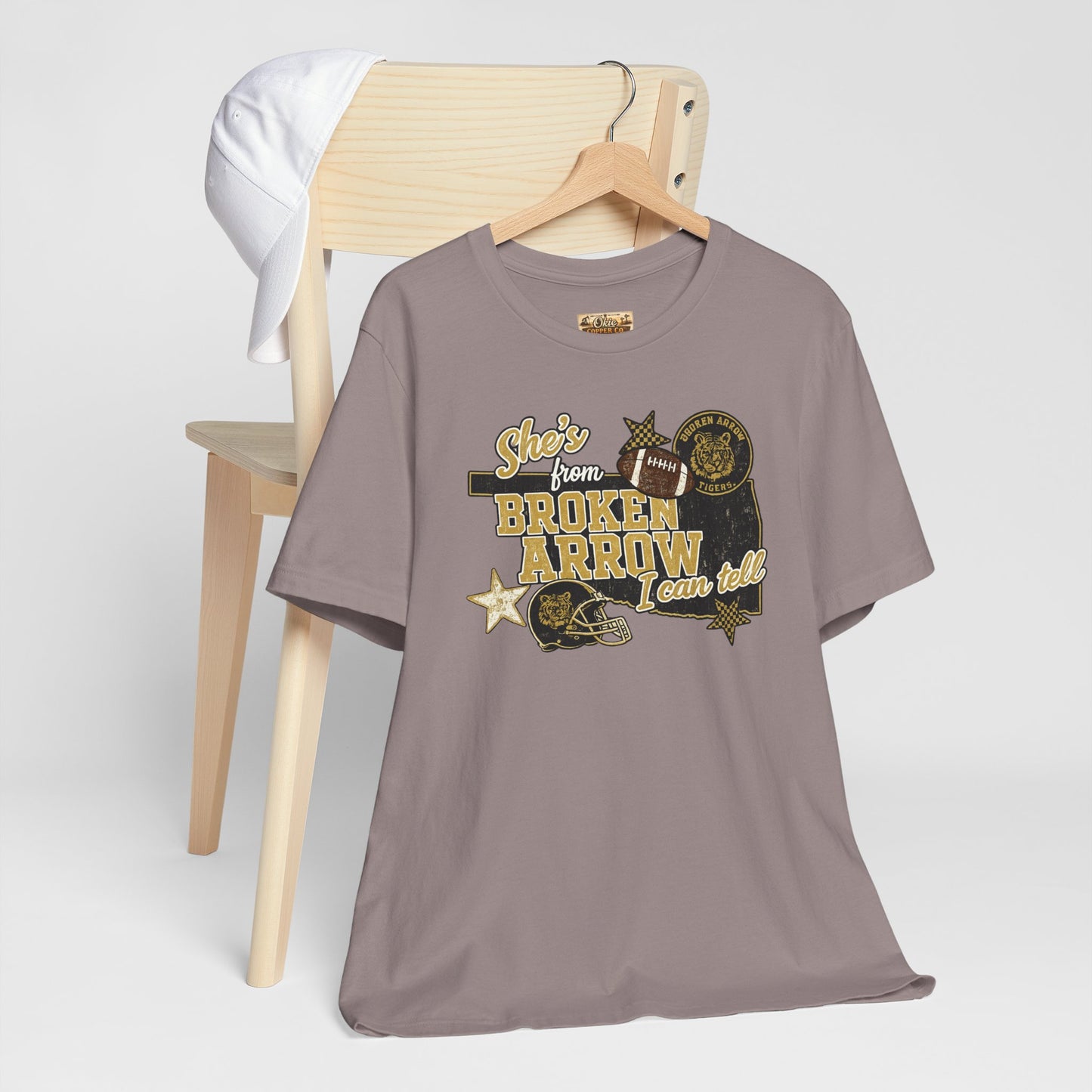 Broken Arrow Oklahoma Retro Graphic Tee — "Stars From Broken Arrow" Vintage Style T‑Shirt