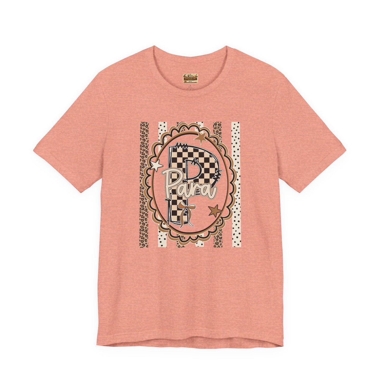 Retro Checkerboard Graphic Tee — Father’s Day Vintage Plaid Dad Shirt