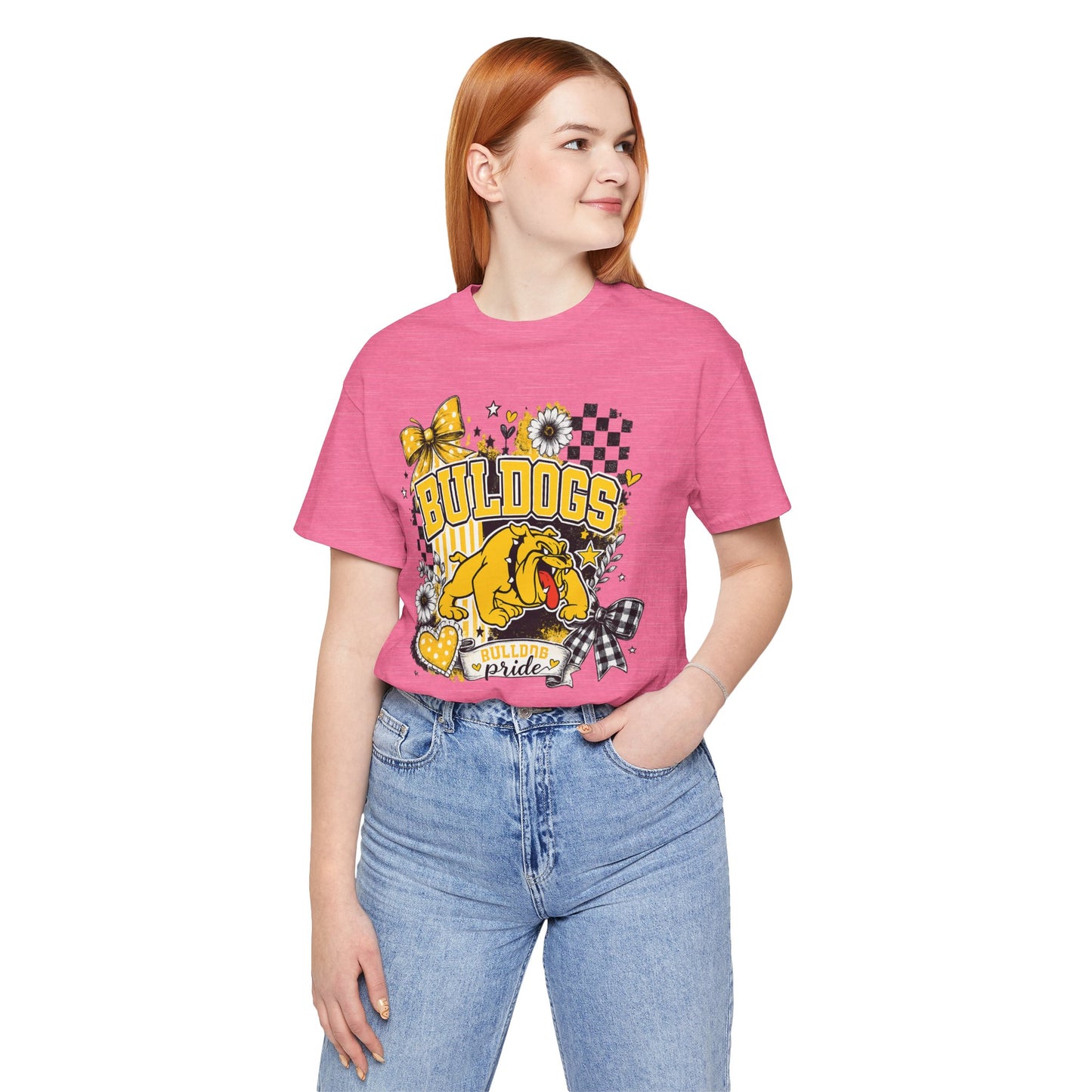 Bulldogs Pride T-Shirt – Yellow Mascot Graphic Tee
