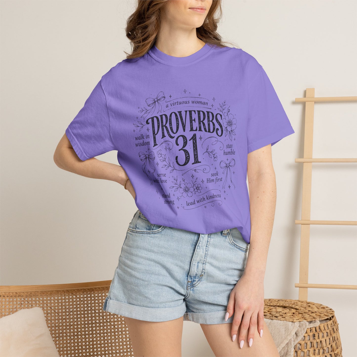 Proverbs 31 Inspirational T-Shirt — Faith-Based Scripture Graphic Tee