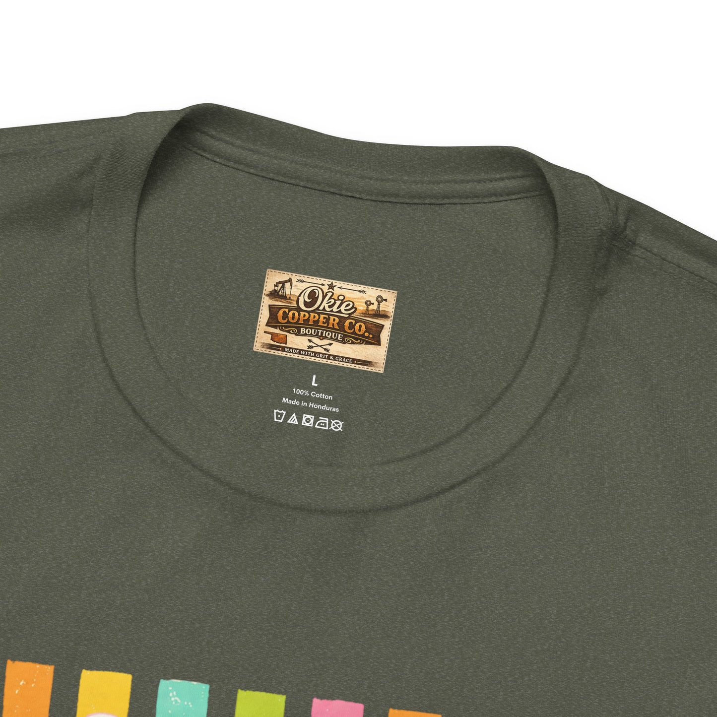 Bitches Are People Too Tee — Colorful Retro Striped Graphic T-Shirt