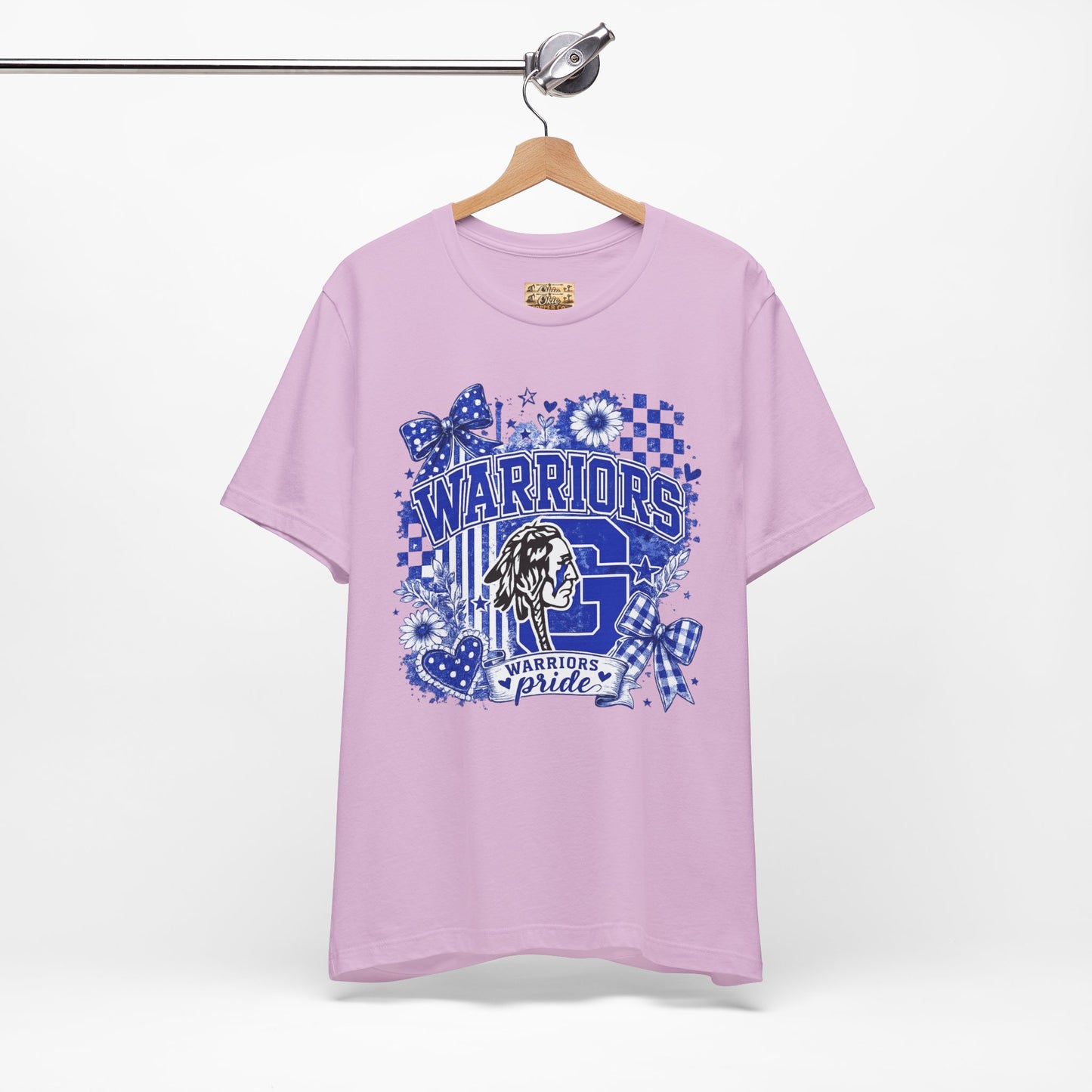 Warriors Pride Graphic Tee — School Spirit Warrior Mascot T-Shirt