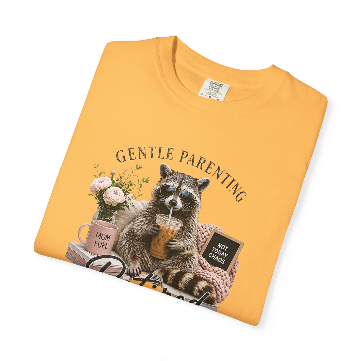Retired Gentle Parenting Raccoon T-Shirt