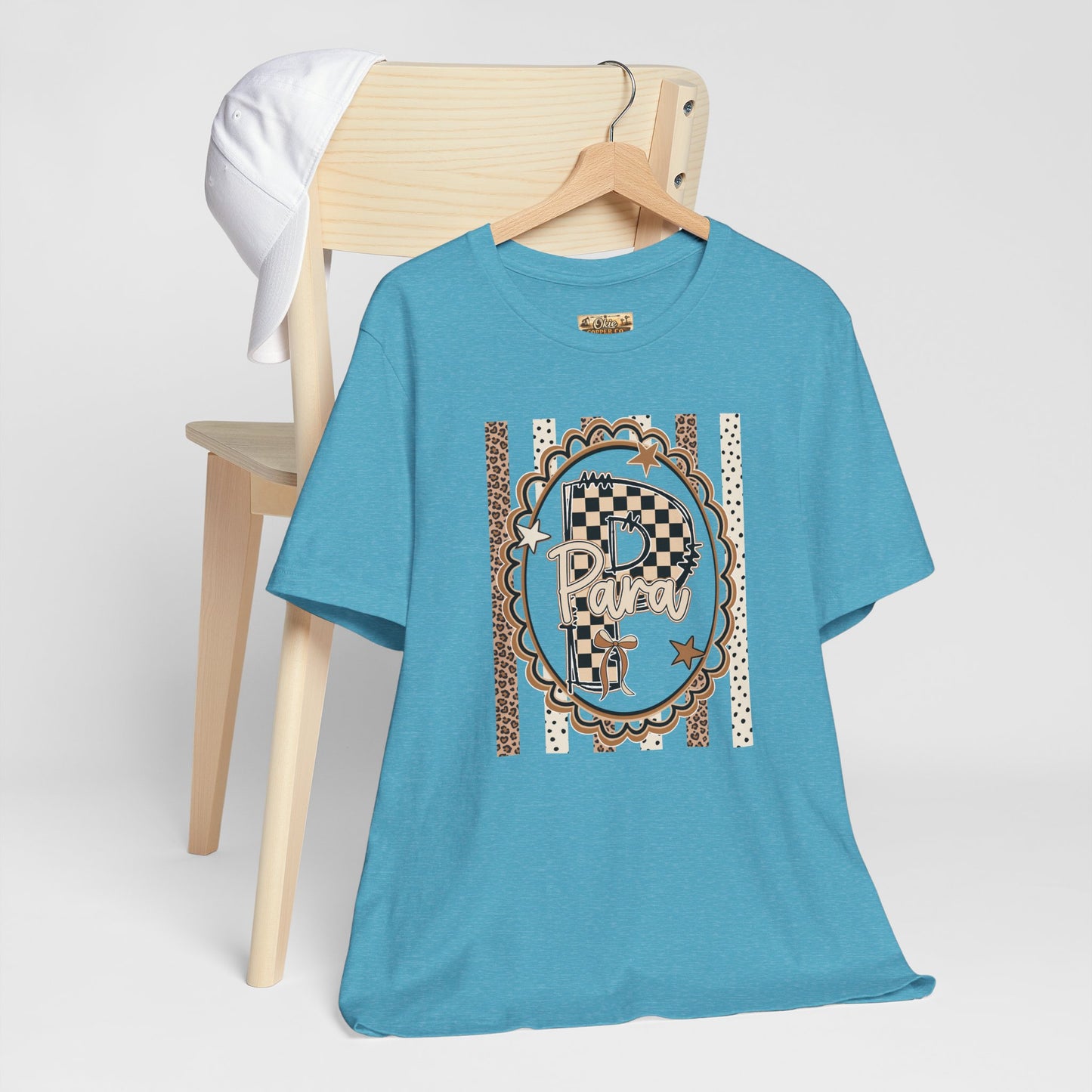 Retro Checkerboard Graphic Tee — Father’s Day Vintage Plaid Dad Shirt