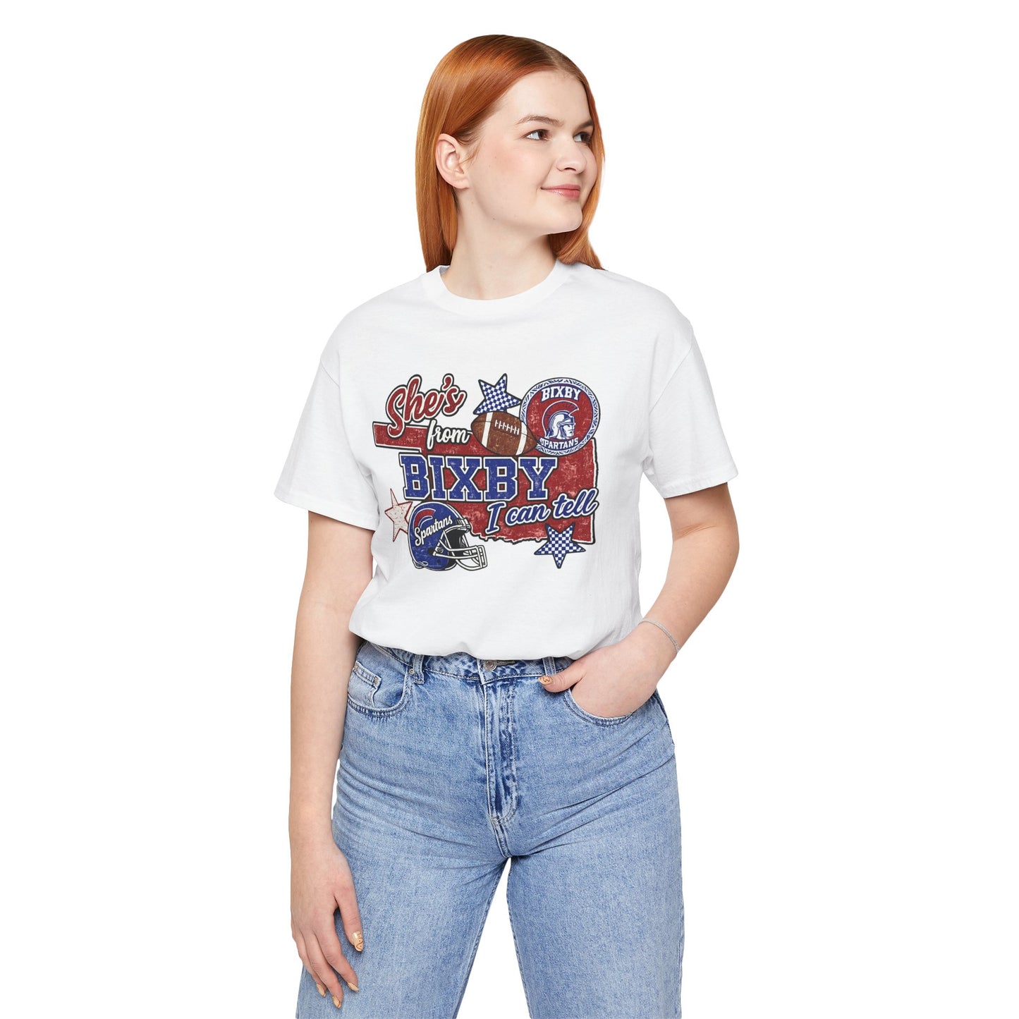Bixby Football Tee — "She’s from Bixby I can tell" Vintage Team Shirt