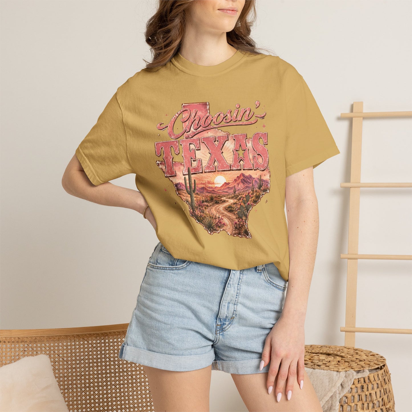 Chasin' Texas T-Shirt — Vintage Desert State Graphic Tee
