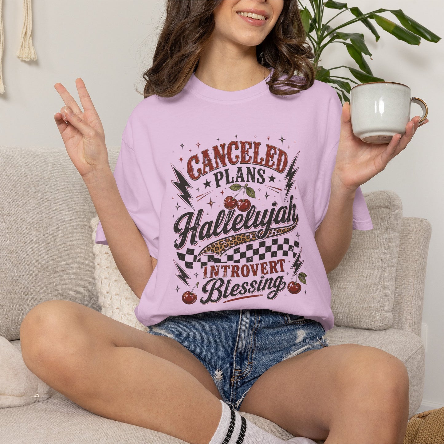 Canceled Plans Hallelujah Introvert Blessing T-Shirt
