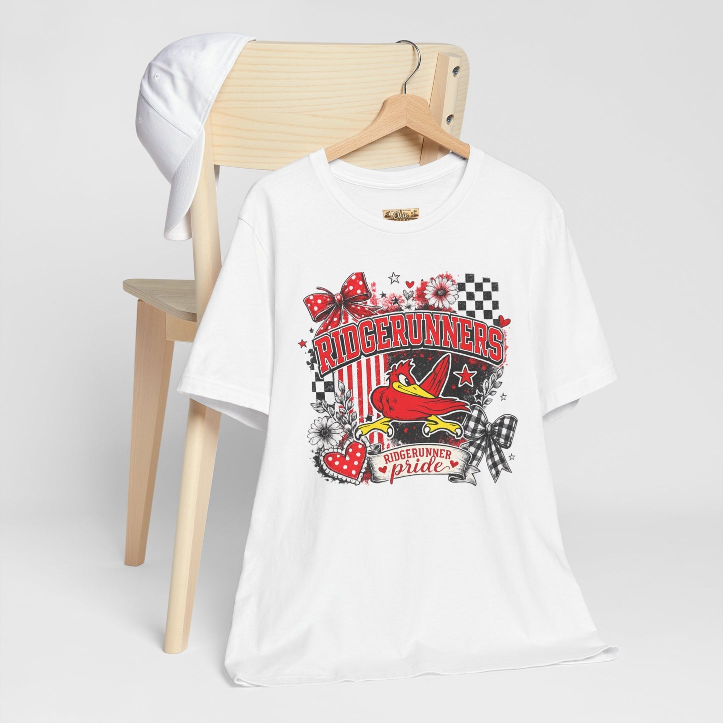 Ridgerunners Pride T-Shirt — School Mascot Red & Black Graphic Tee