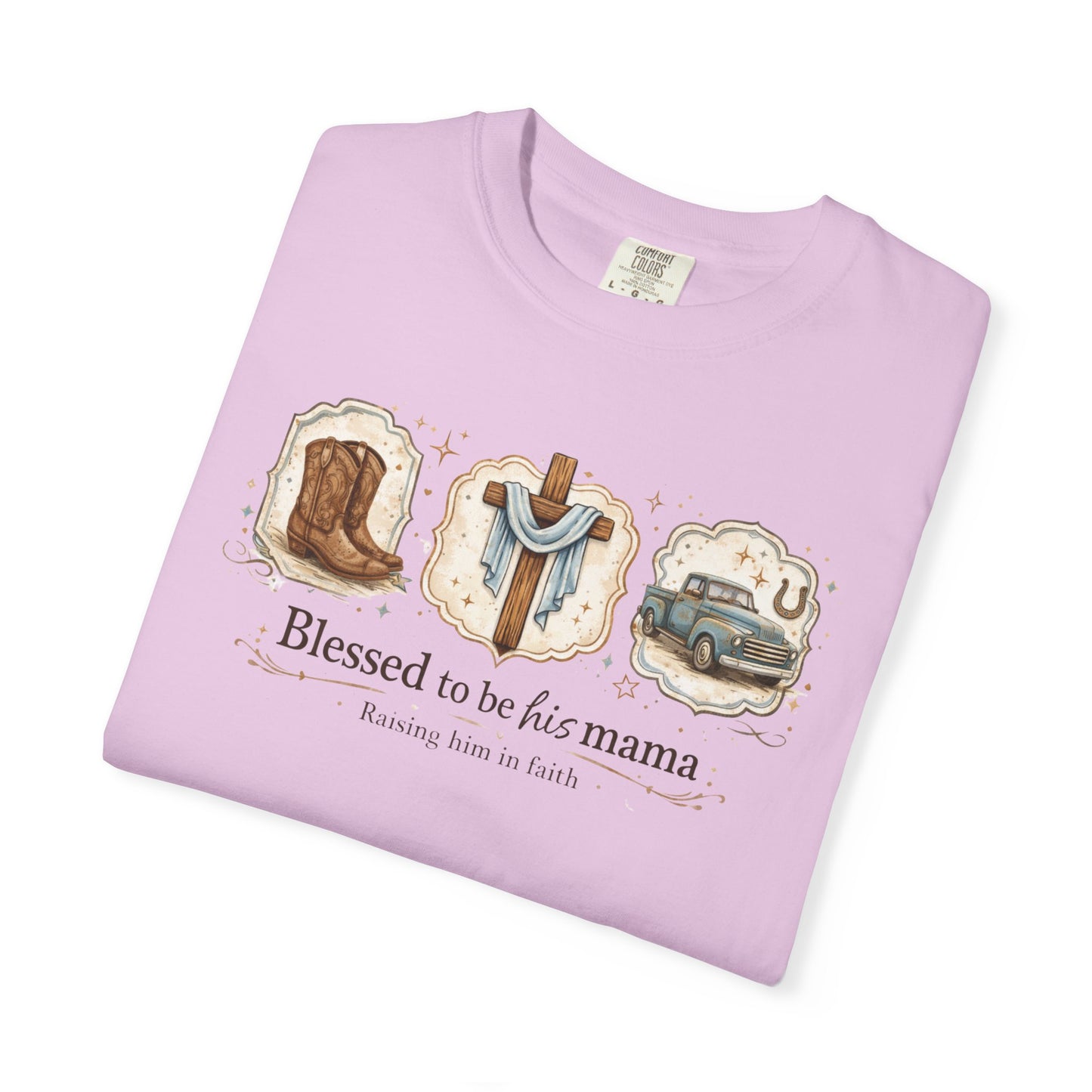 Blessed to Be His Mama T-Shirt — Christian Mama Faith Tee