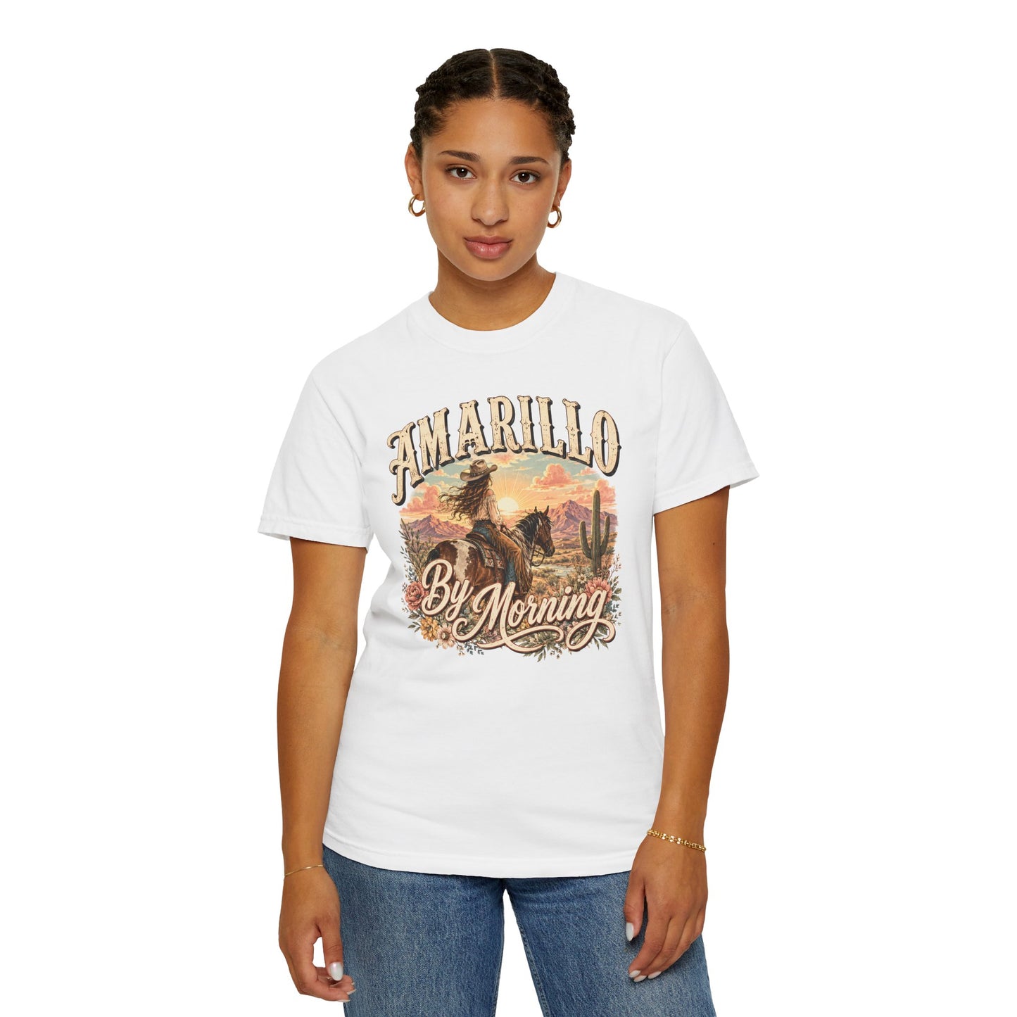 Amarillo By Morning Cowboy T-Shirt — Western Rodeo Graphic Tee