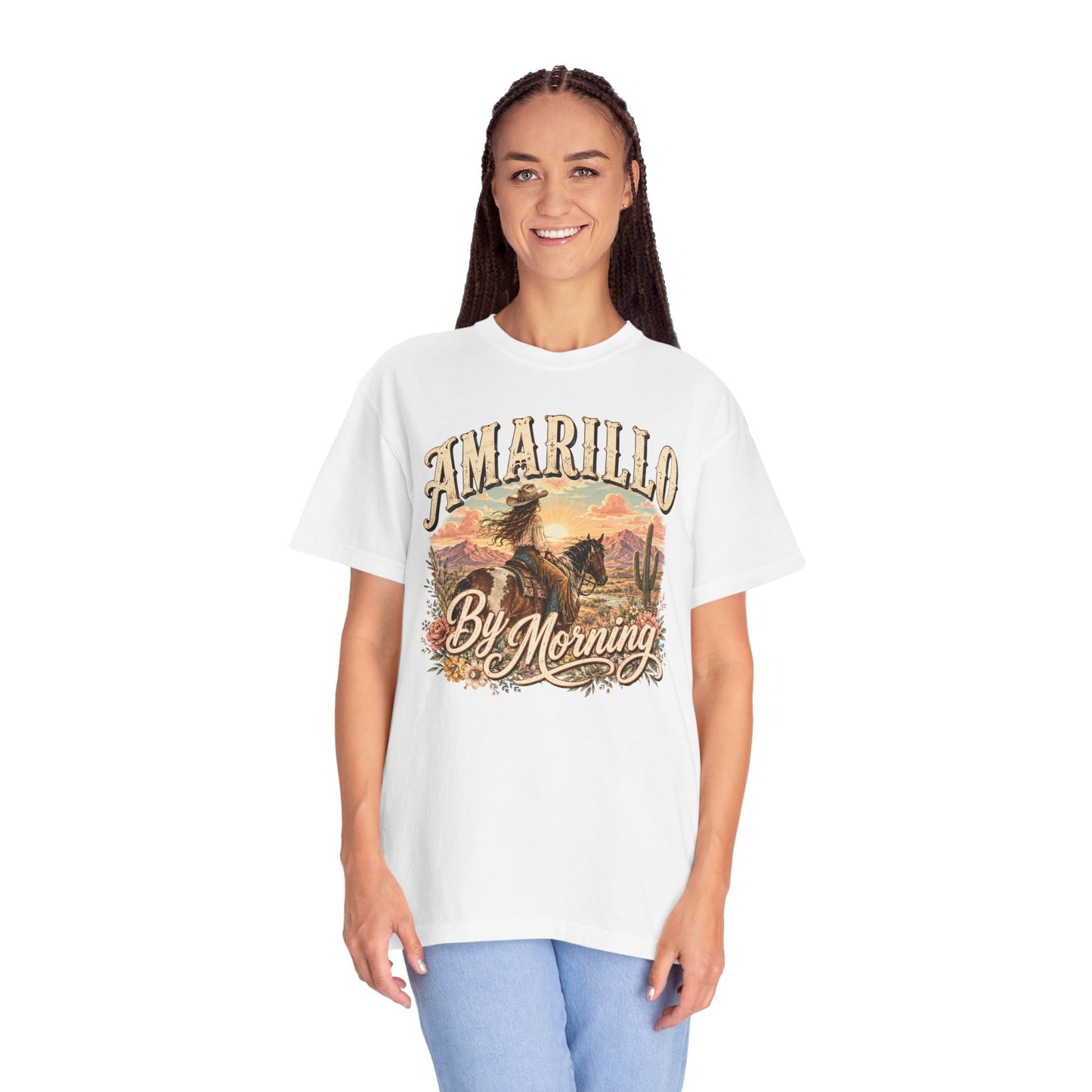 Amarillo By Morning Cowboy T-Shirt — Western Rodeo Graphic Tee
