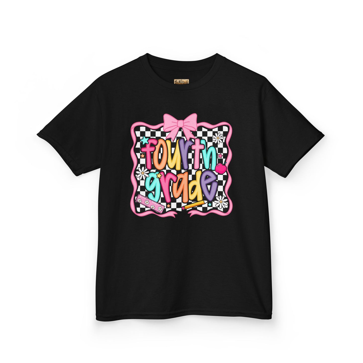 Fourth Grade Kids T‑Shirt – Colorful Back to School Design ("Fourth Grade")