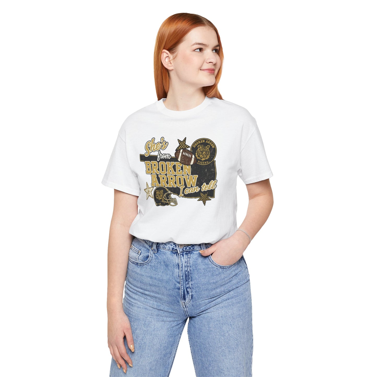 Broken Arrow Oklahoma Retro Graphic Tee — "Stars From Broken Arrow" Vintage Style T‑Shirt