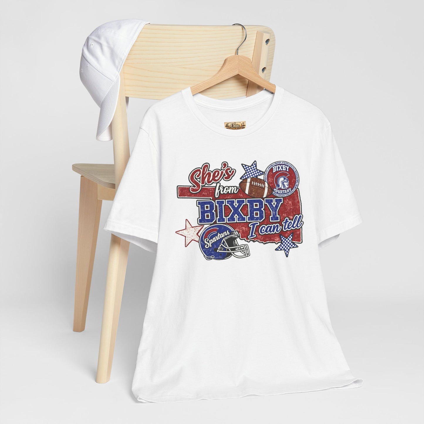 Bixby Football Tee — "She’s from Bixby I can tell" Vintage Team Shirt