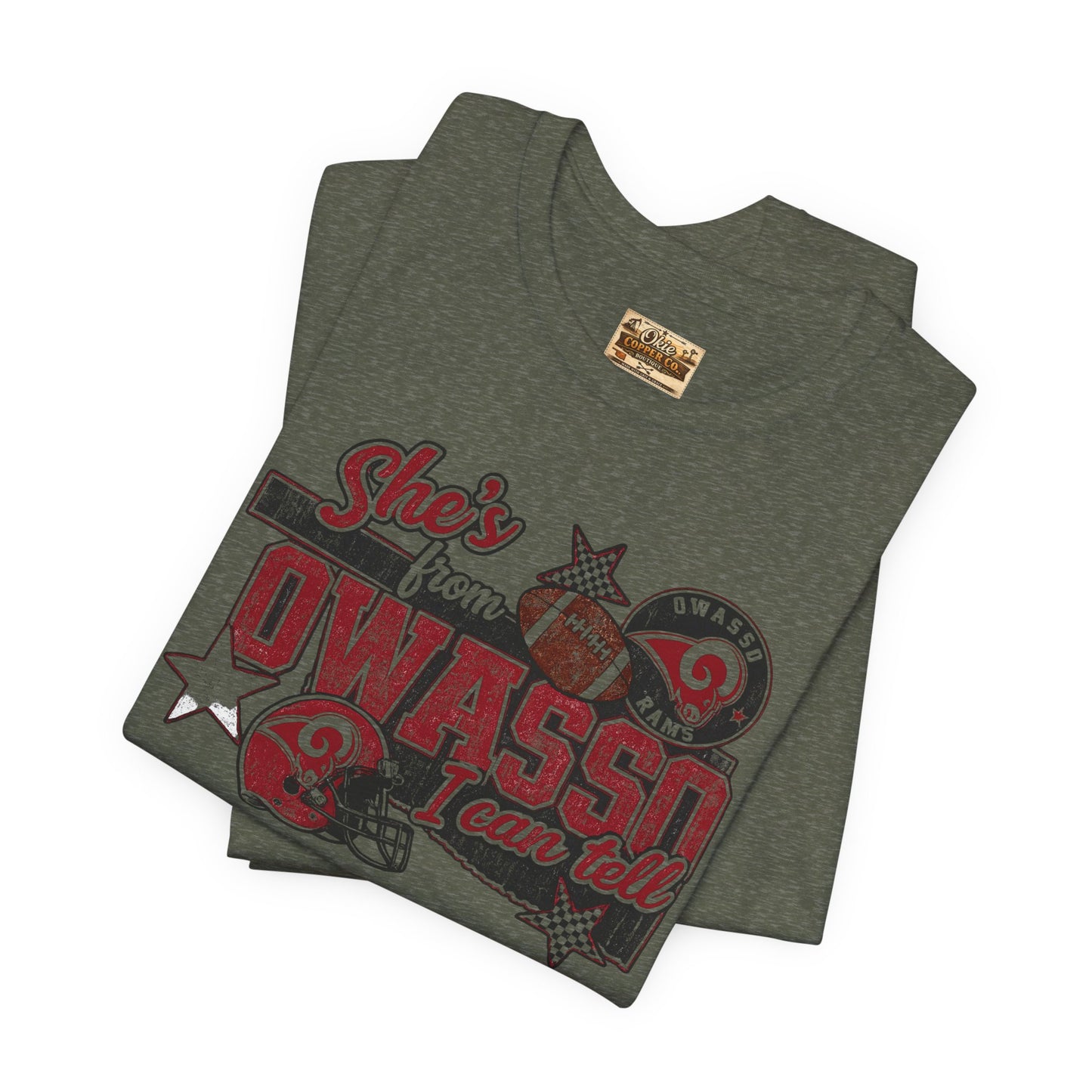 Owasso Pride T-Shirt – "She's from Owasso I can tell" Graphic Tee