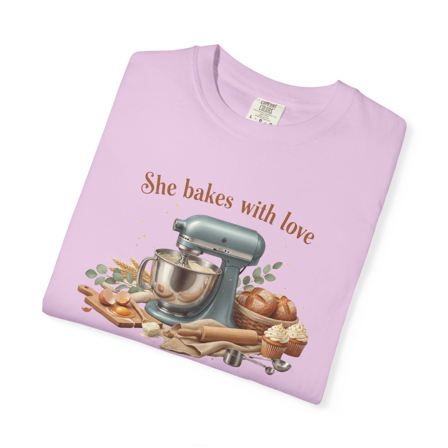 Baker’s Grace T-Shirt – "She bakes with love and serves with grace" Kitchen Tee